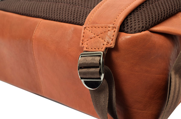 Menzo MB82 - Rucksack Rindsleder washed/cognac für 14" Laptop