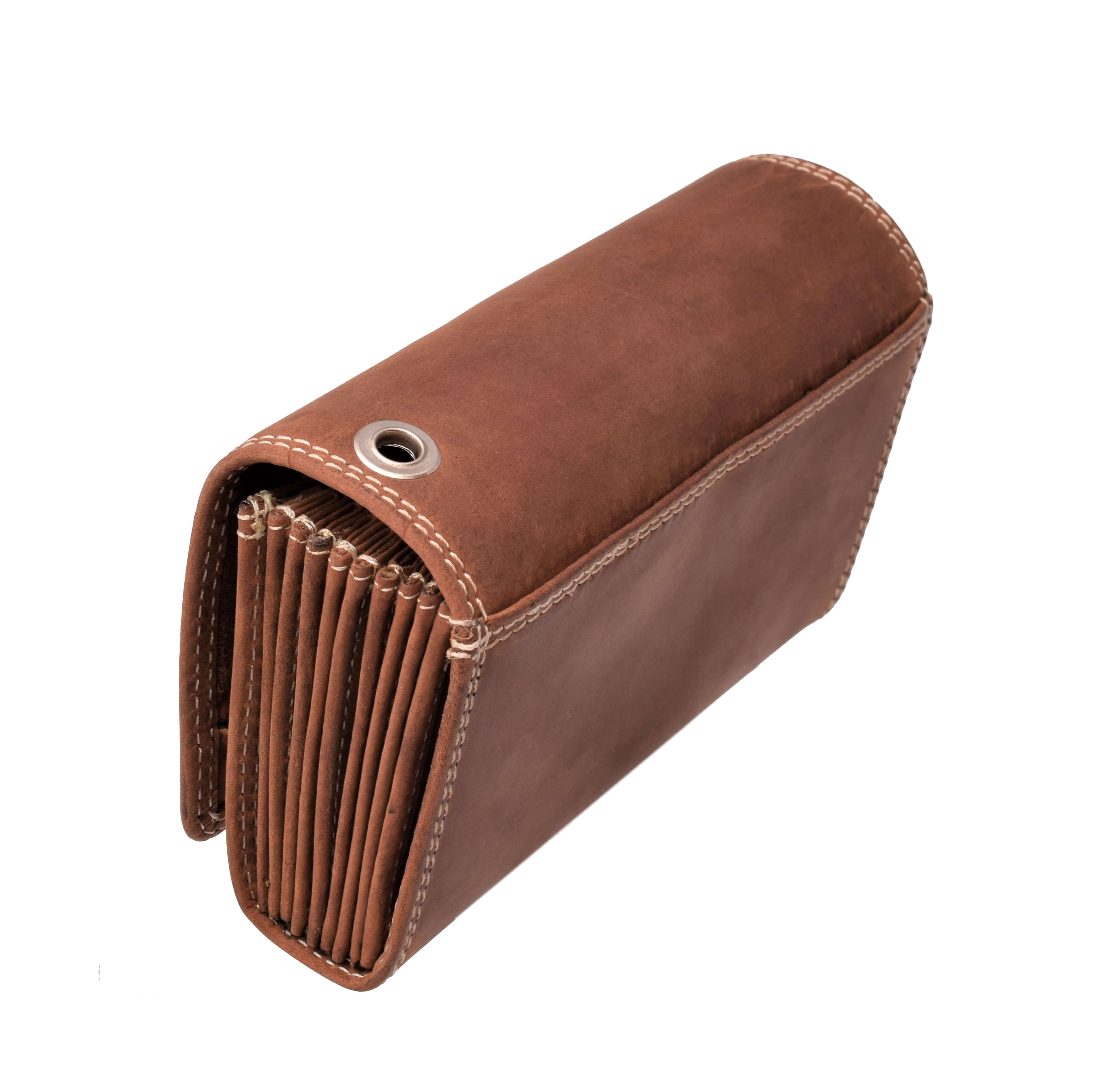 Hochwertiges Menzo 937 Profikellnerset Büffelleder Doppelnaht/Edelweiss deltabraun