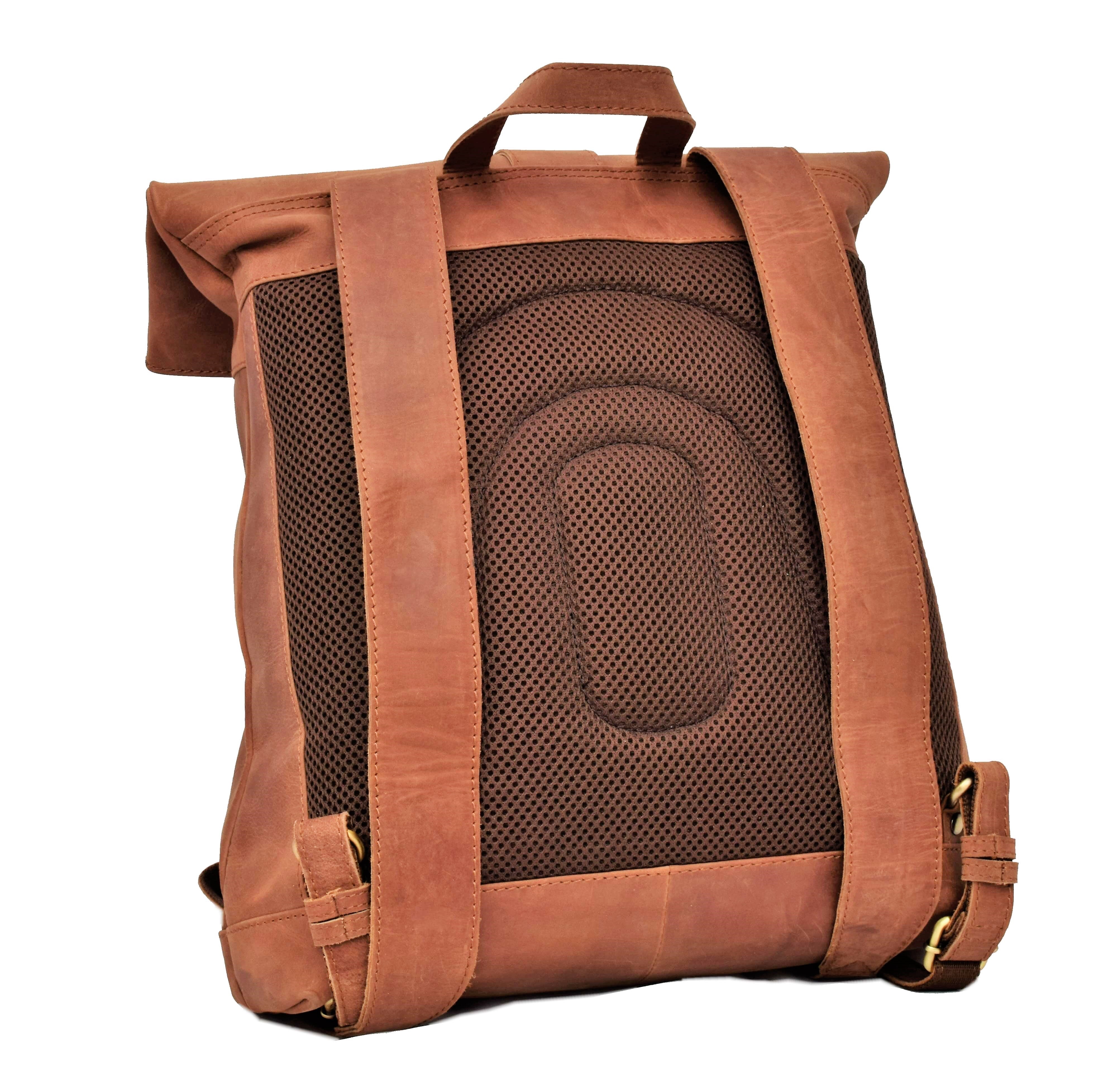 Menzo MB63 Rucksack Büffelleder/deltabraun