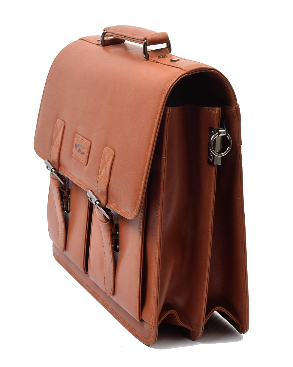Menzo MB2D - 15,6 Zoll Aktentasche Rindsleder/hellbraun