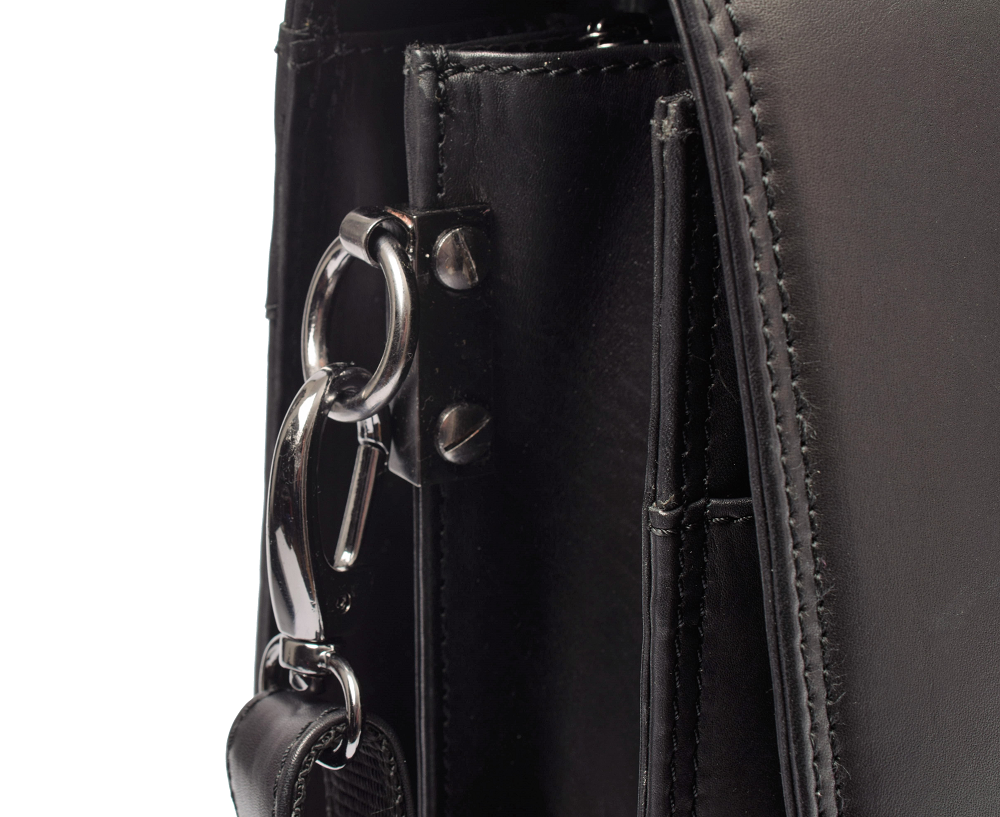 Menzo MB2D - 15,6 Zoll Aktentasche Rindsleder/schwarz