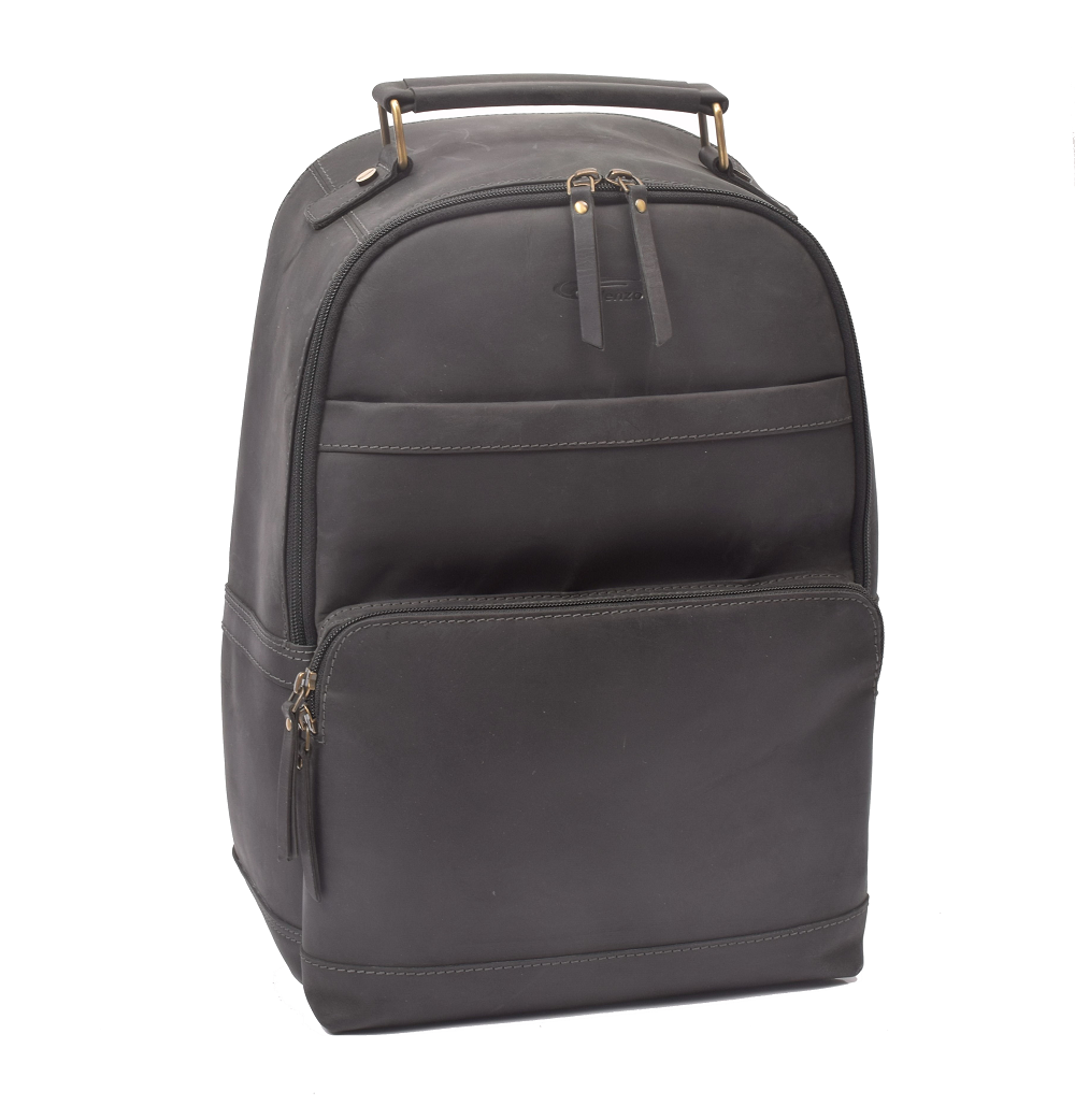 Menzo MB59 Rucksack Büffelleder/schwarz