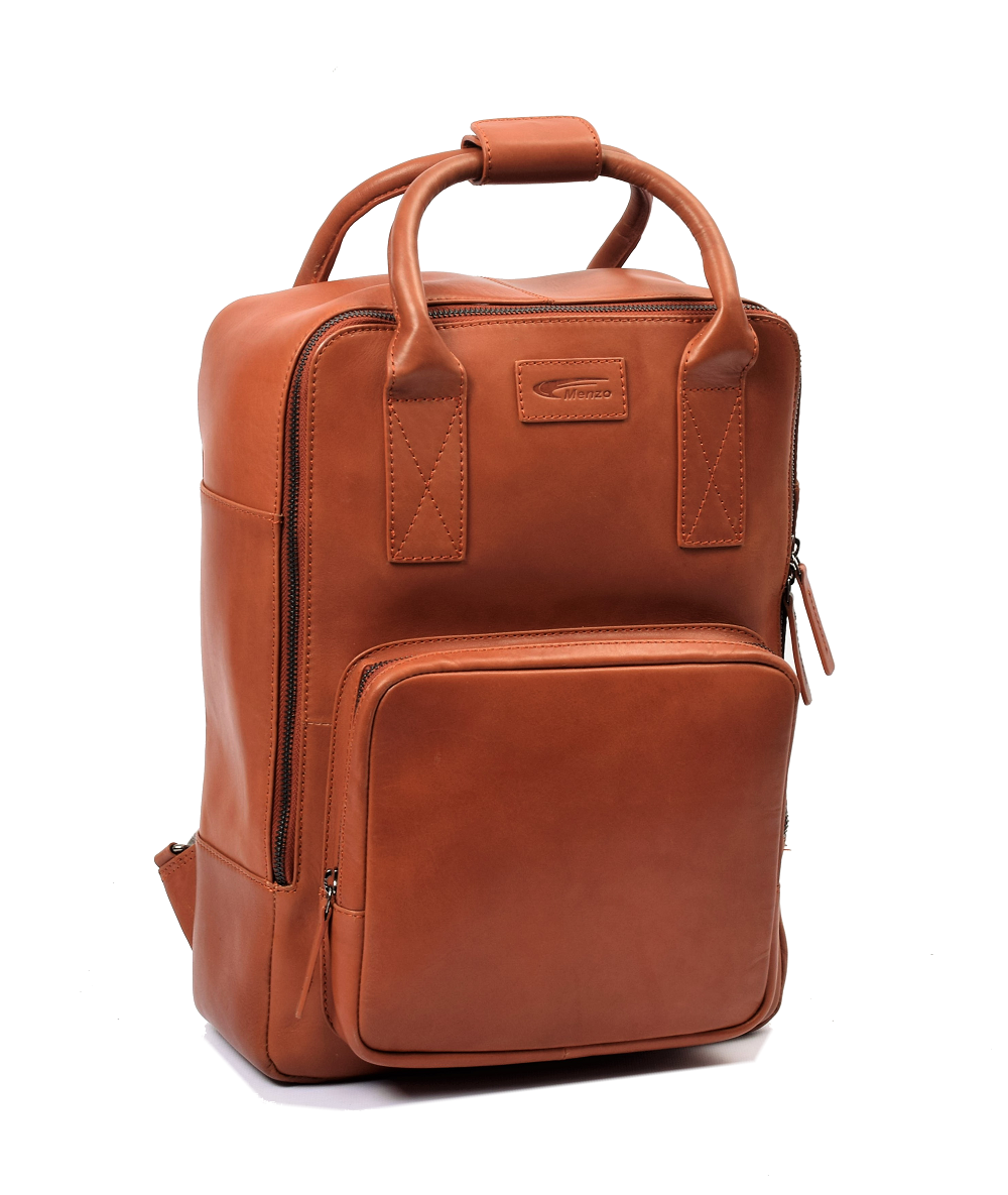 Menzo MB65D - Rucksack Rindsleder/cognac