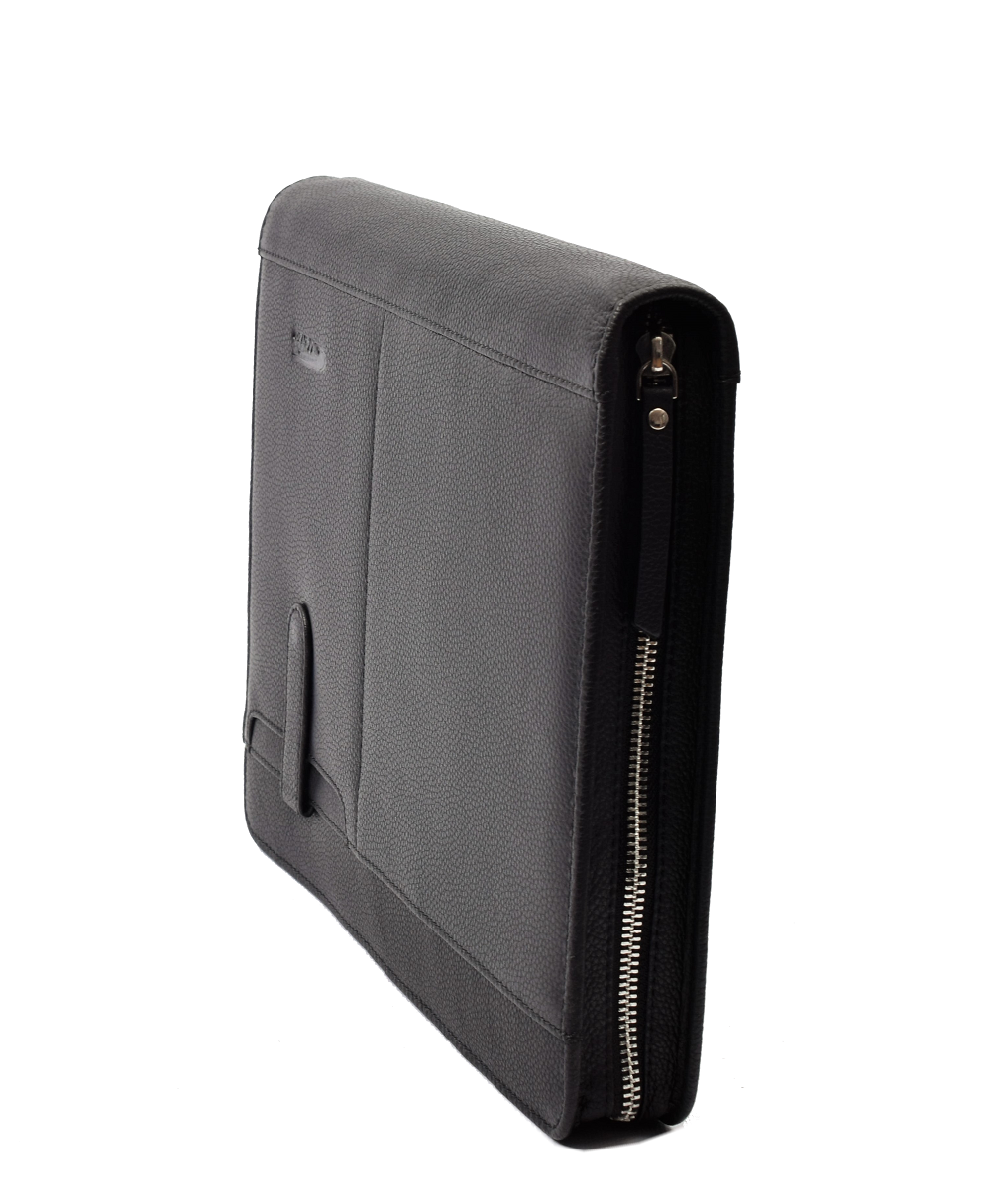 Menzo MB101 Schreibmappe A4 Nappaleder/schwarz