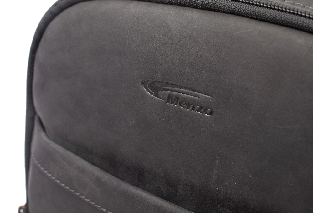 Menzo MB59 Rucksack Büffelleder/schwarz