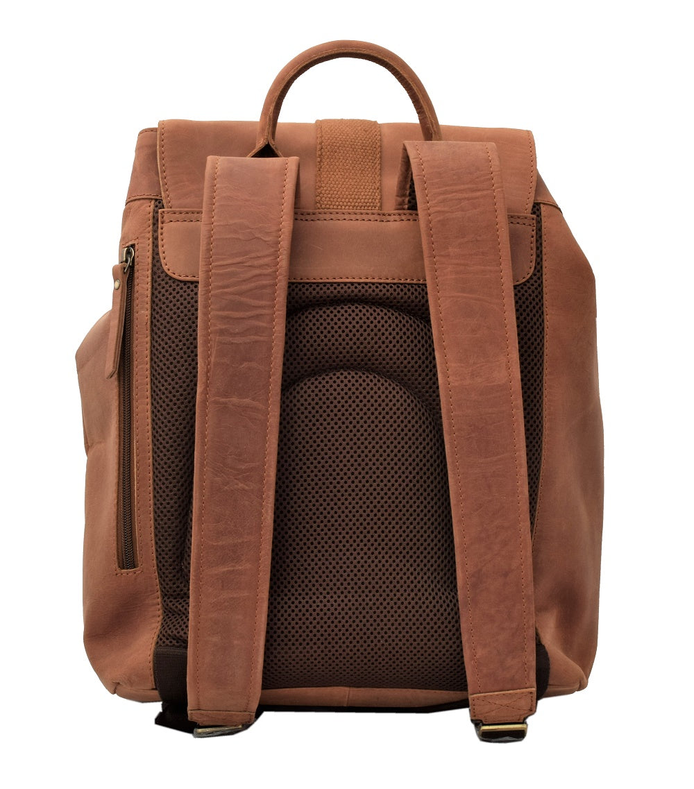 Menzo MB60 Rucksack Büffelleder/deltabraun