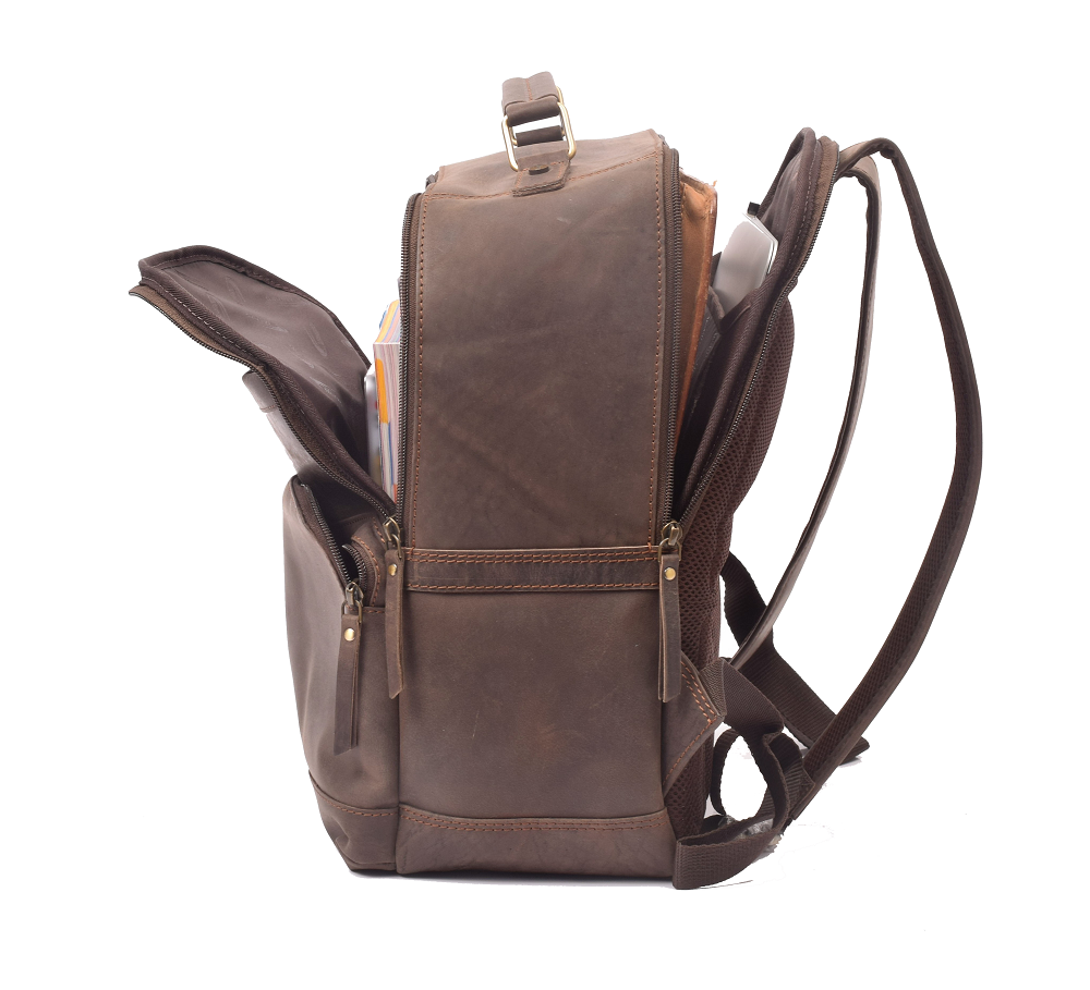 Menzo MB59 Rucksack Büffelleder/marone
