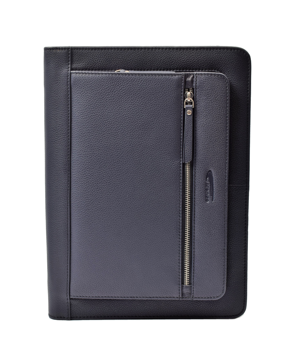 Menzo MB102 Schreibmappe A4 Nappaleder/navy