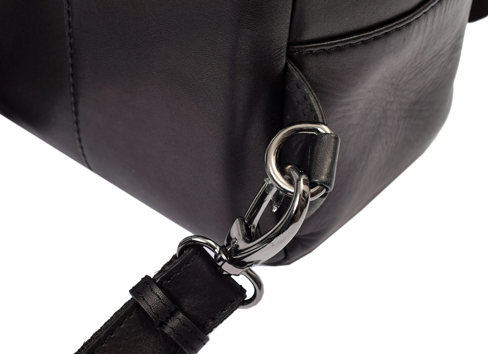 Menzo MB65D - Rucksack Rindsleder/schwarz