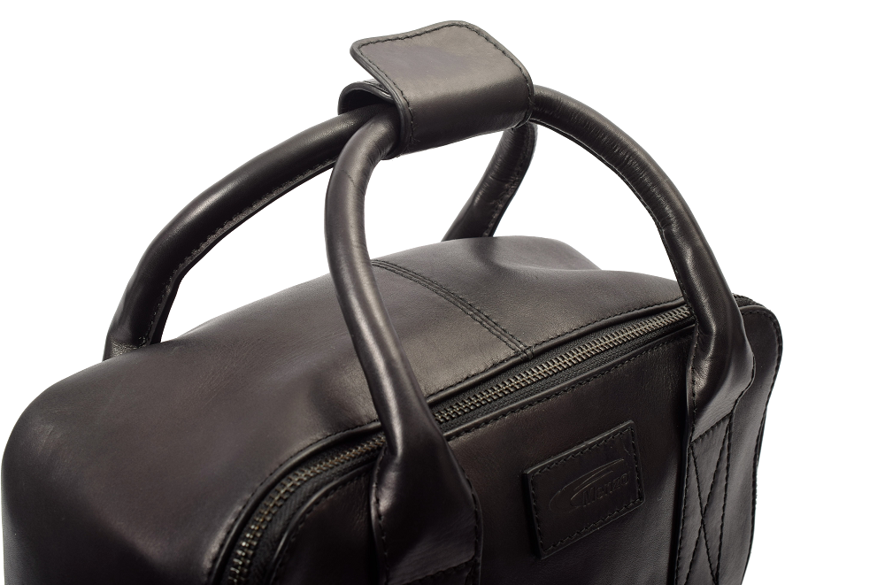 Menzo MB65D - Rucksack Rindsleder/schwarz