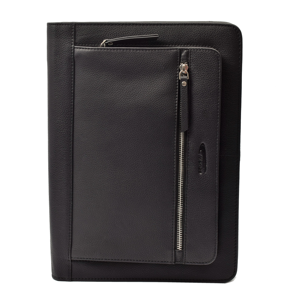 Menzo MB102 Schreibmappe A4 Nappaleder/schwarz