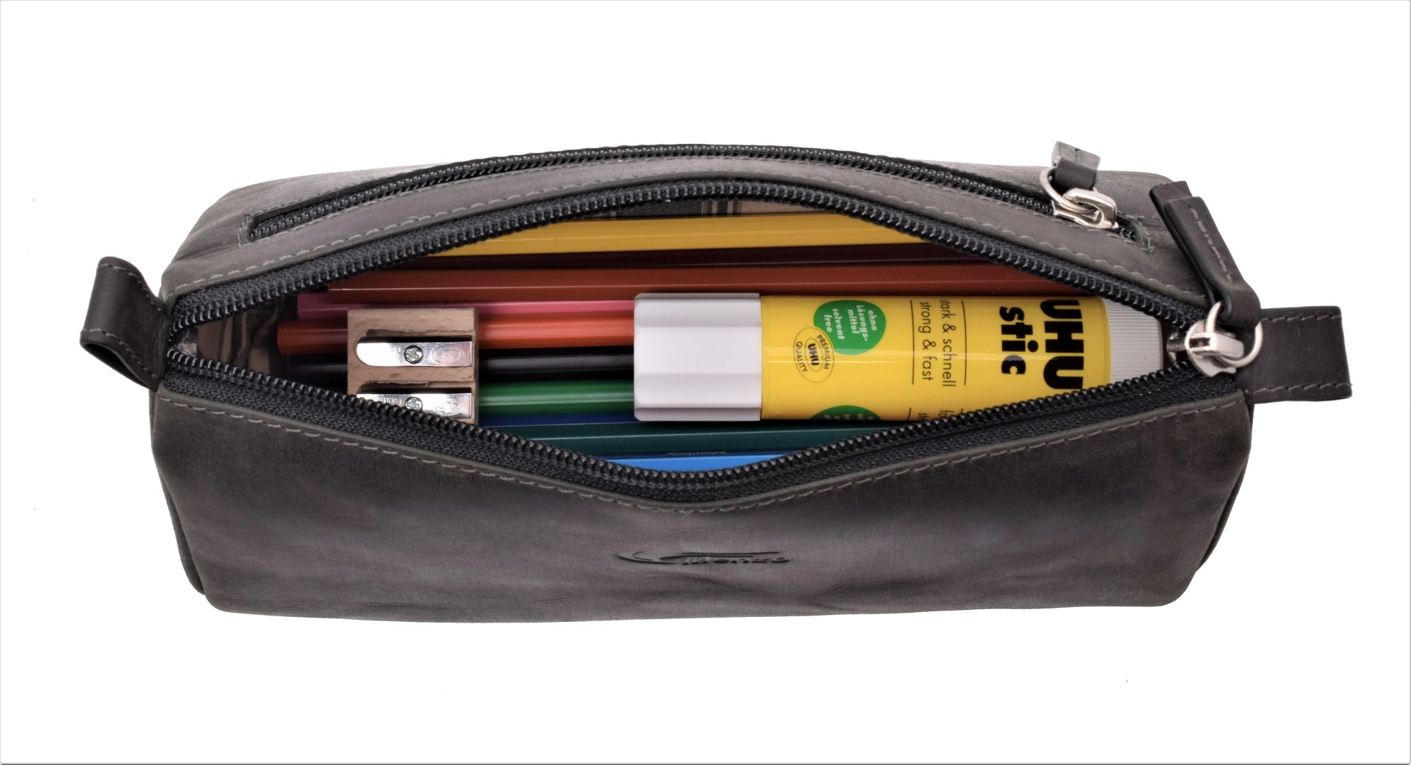 Menzo MB31 Stifteetui Büffelleder/schwarz