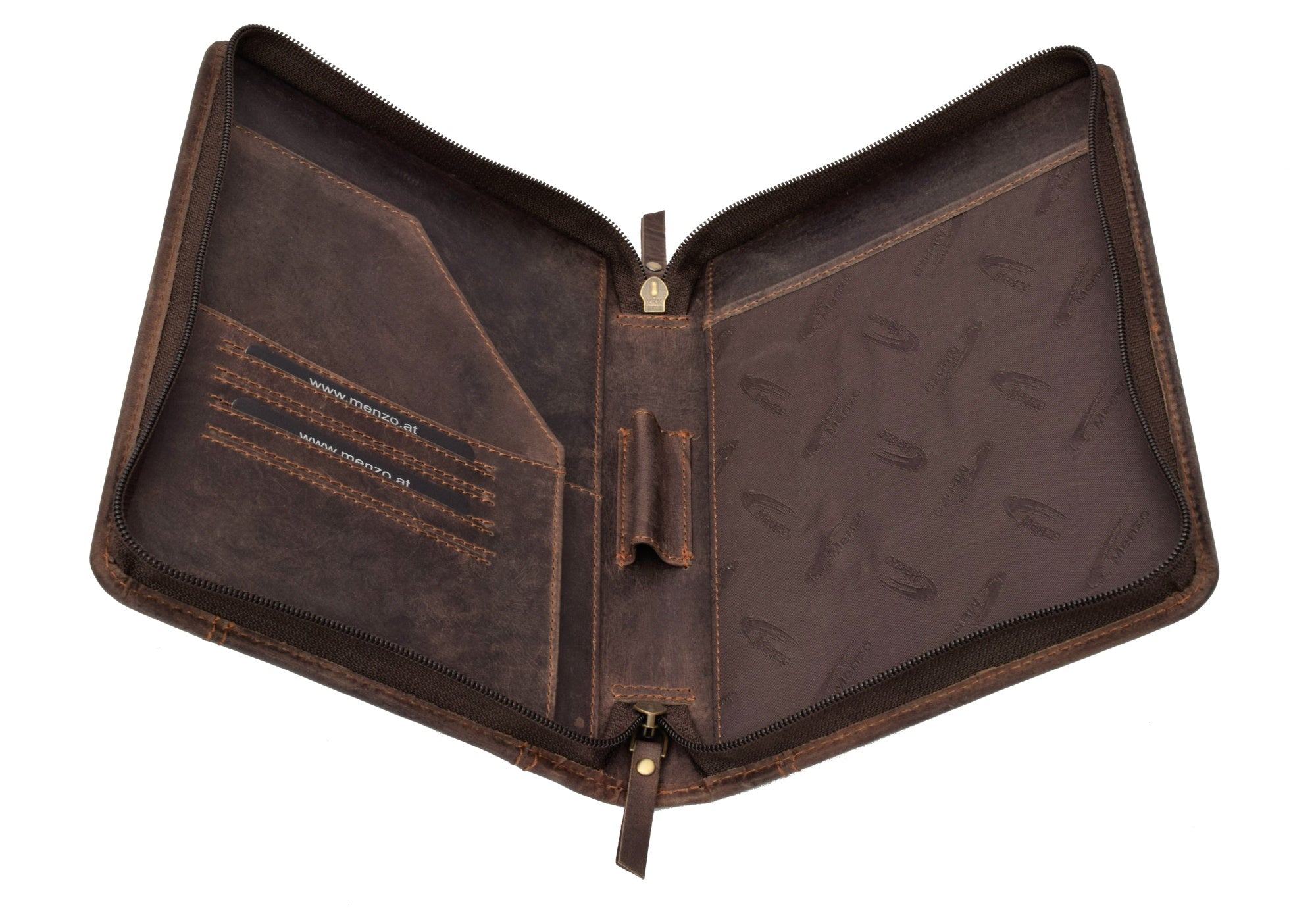 Menzo MB57 Schreibmappe A5 Büffelleder/marone
