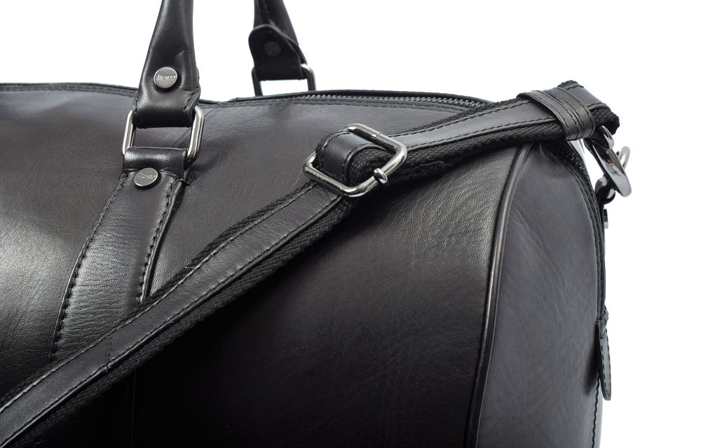 Menzo MB67D Reisetasche Rindsleder/schwarz