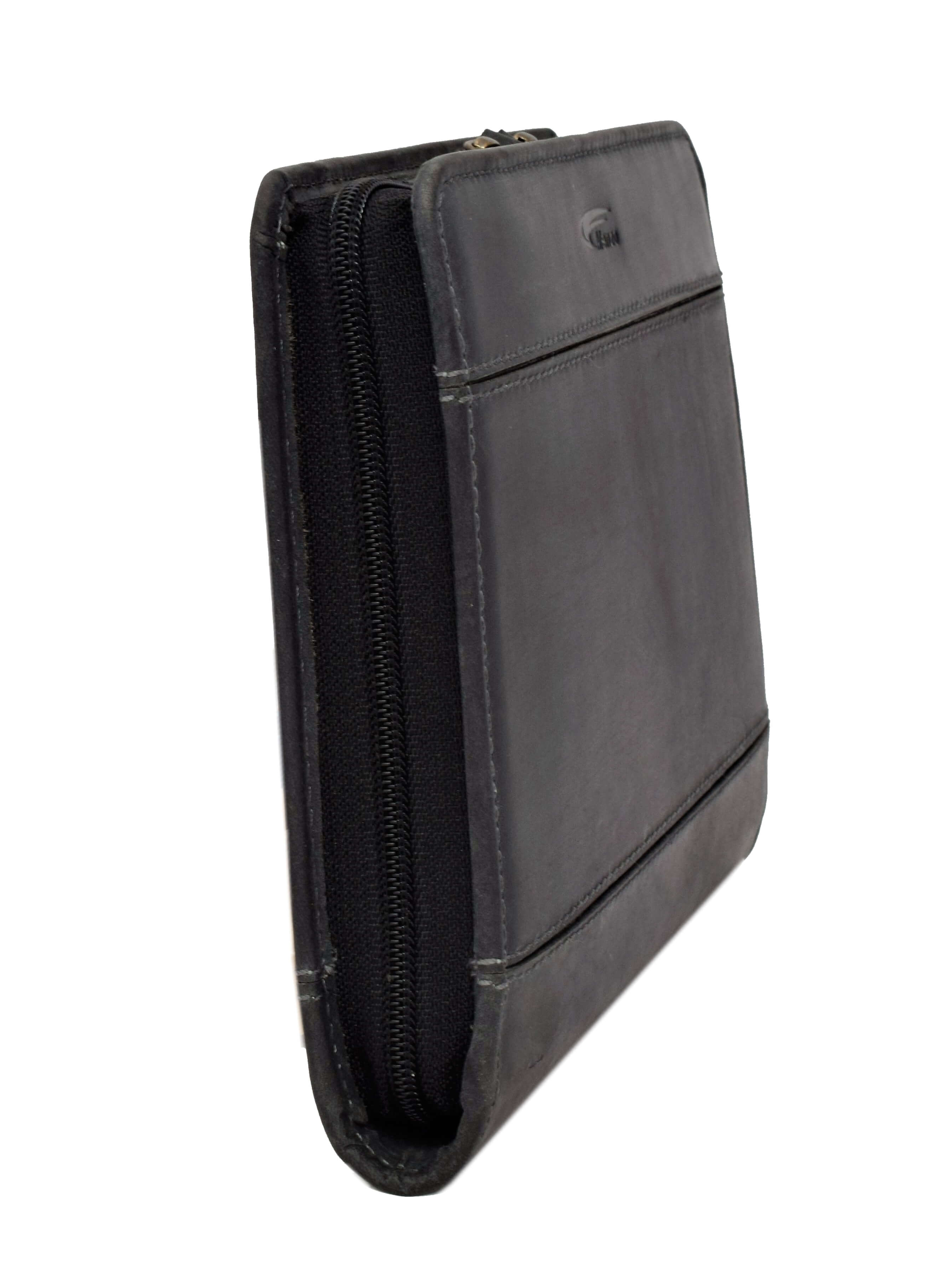 Menzo MB57 Schreibmappe A5 Büffelleder/schwarz