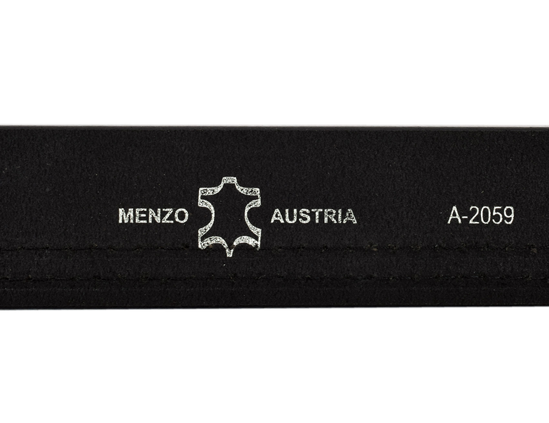 Menzo 2059 Gürtel Rindsleder / schwarz