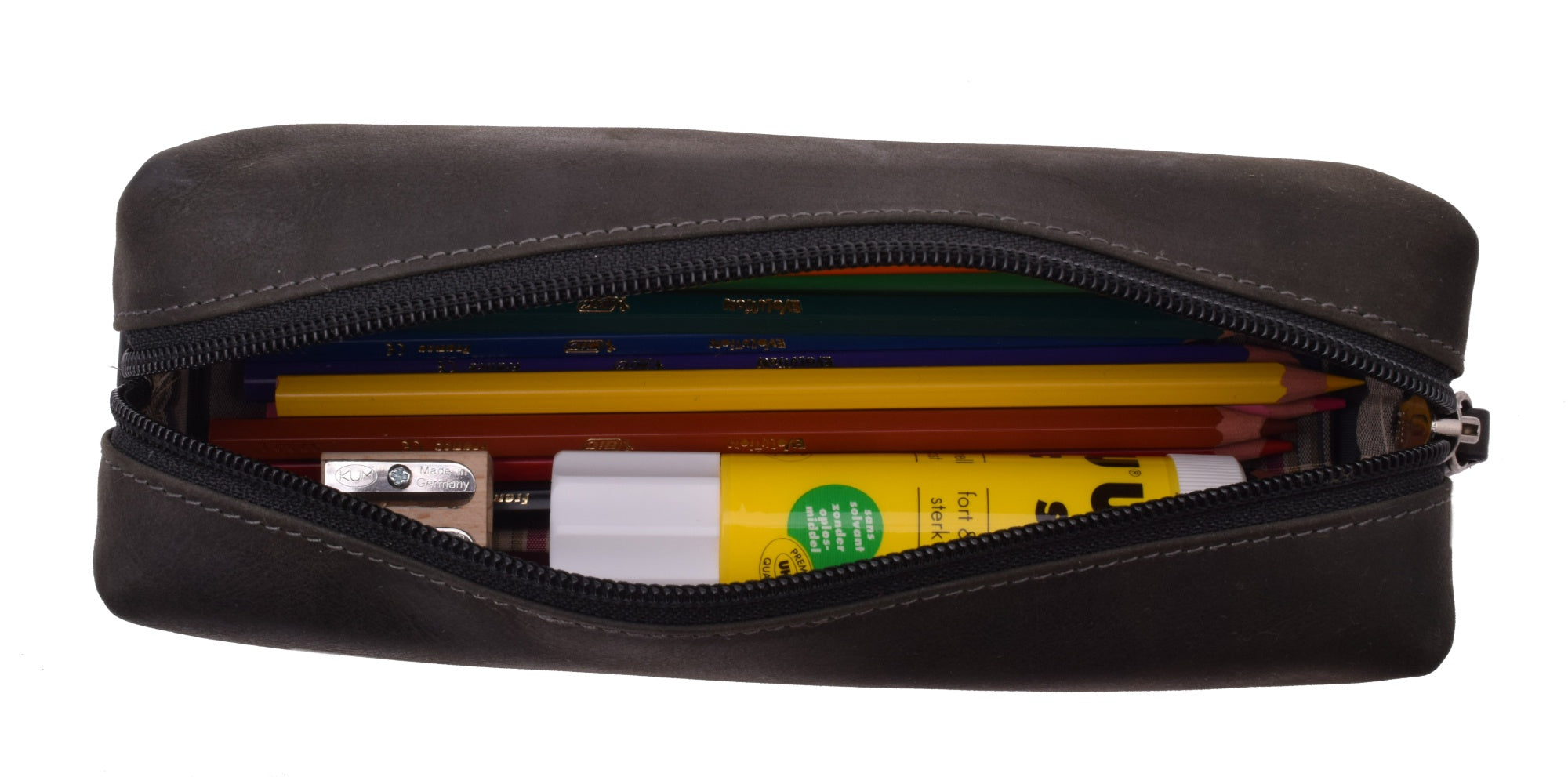 Menzo MB29 Federpenal Büffelleder/schwarz