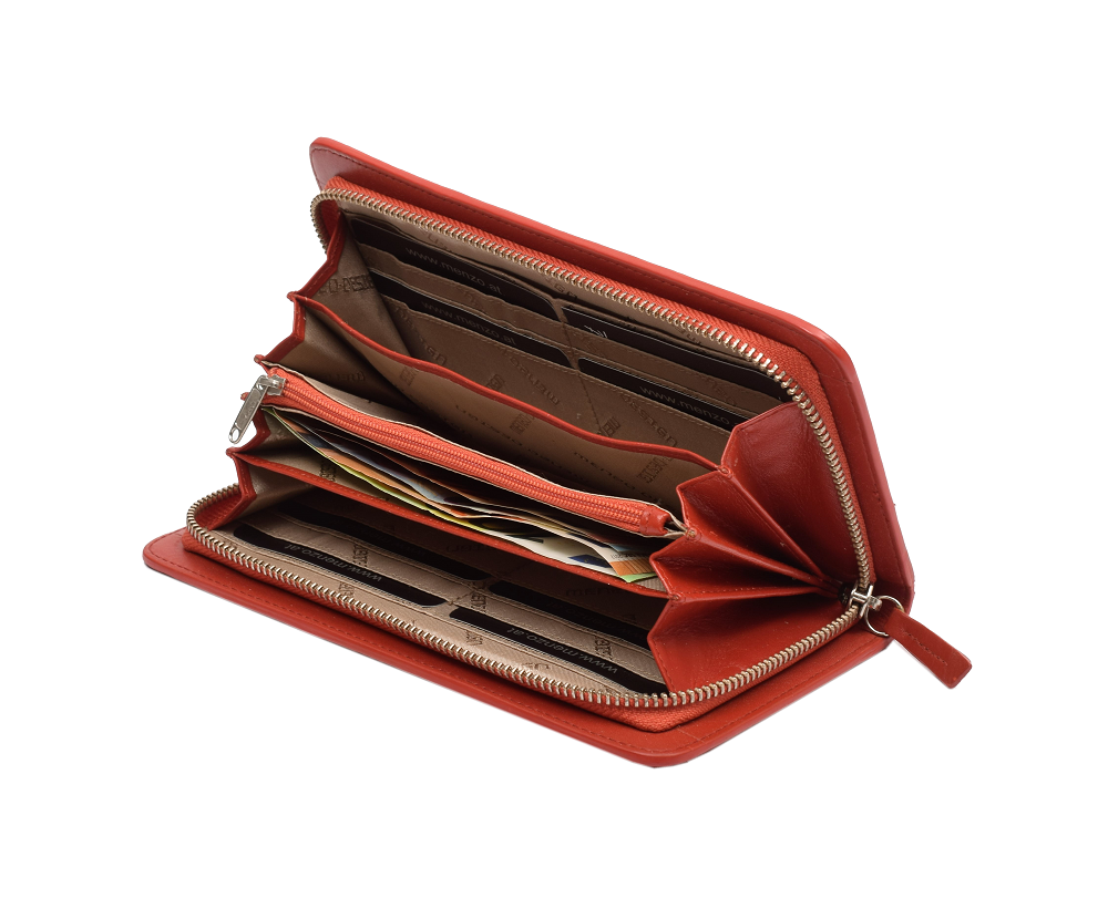 Menzo 945 Damenbörse Nappaleder/cayenne