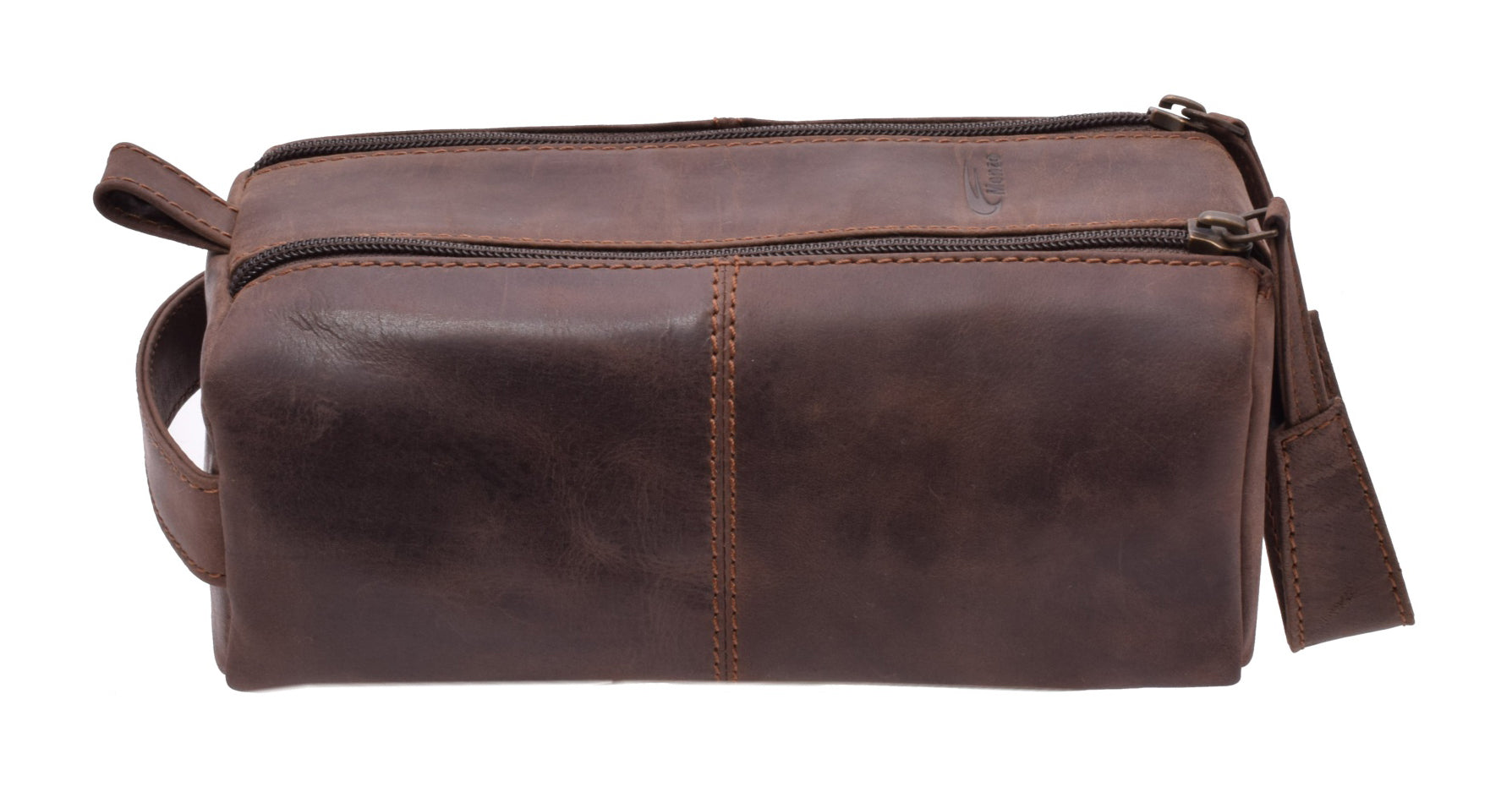 Menzo MB51 Kulturtasche Büffelleder/marone