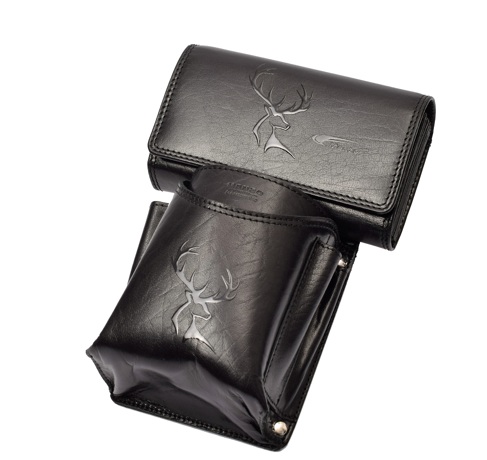 Hochwertiges Menzo 937glossy-hirsch Profikellnerset Sonderedition Büffelleder/schwarz