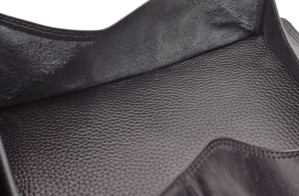 Hochwertiges MENZO 937Cglossy Hirsch Sonderedition - Profikellnerset mit Ordermanfach Rindsleder/schwarz