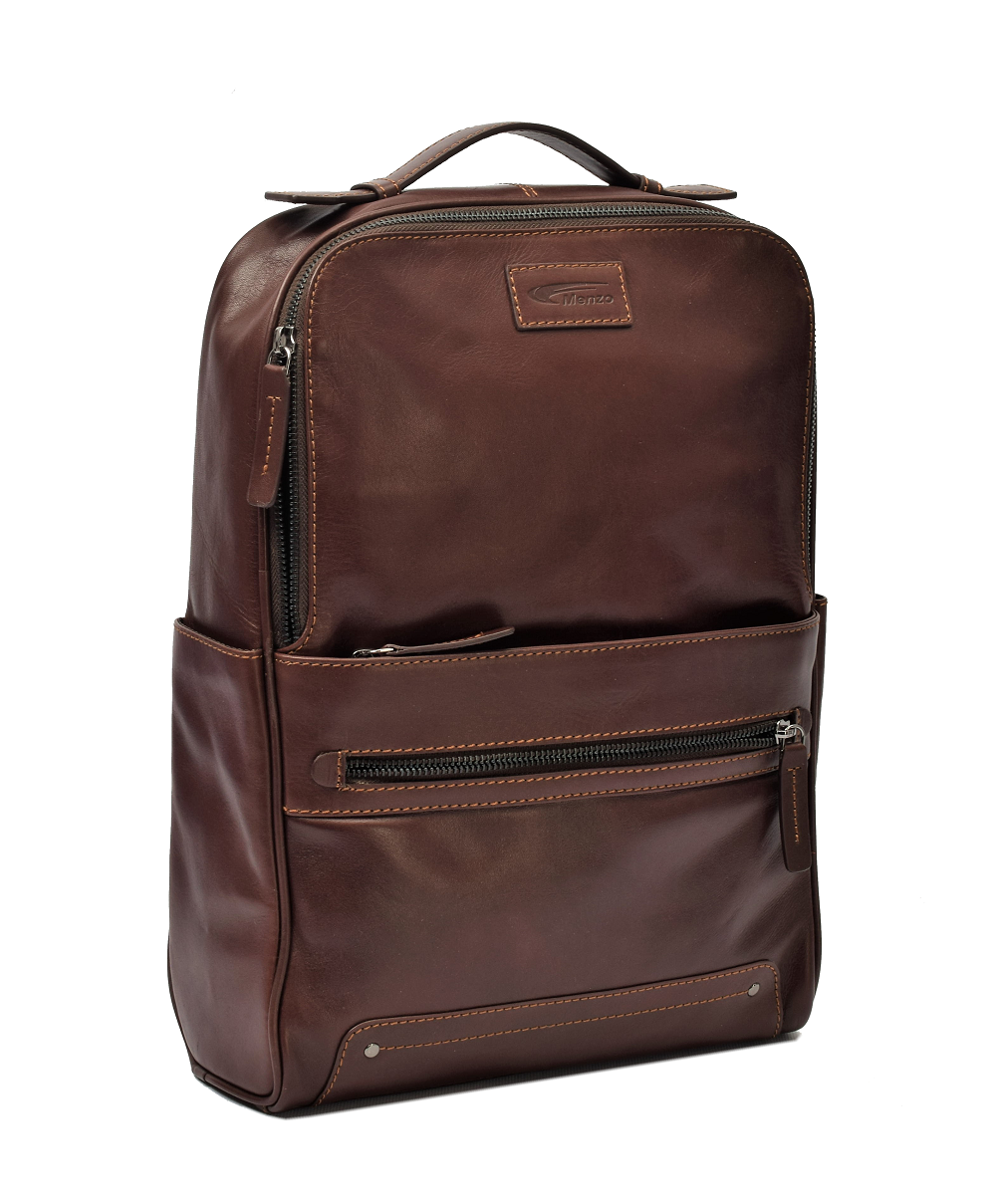 Menzo MB66D - Rucksack Rindsleder/braun