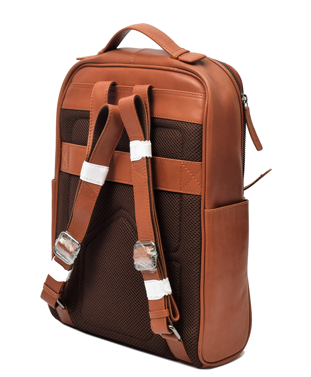 Menzo MB66D - Rucksack Rindsleder/cognac