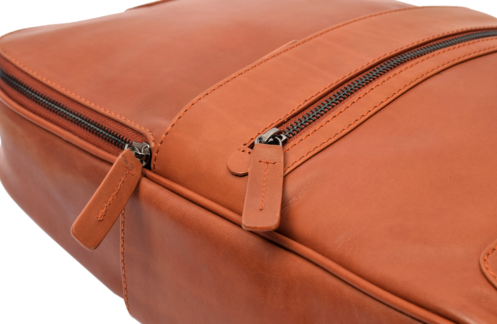 Menzo MB66D - Rucksack Rindsleder/cognac