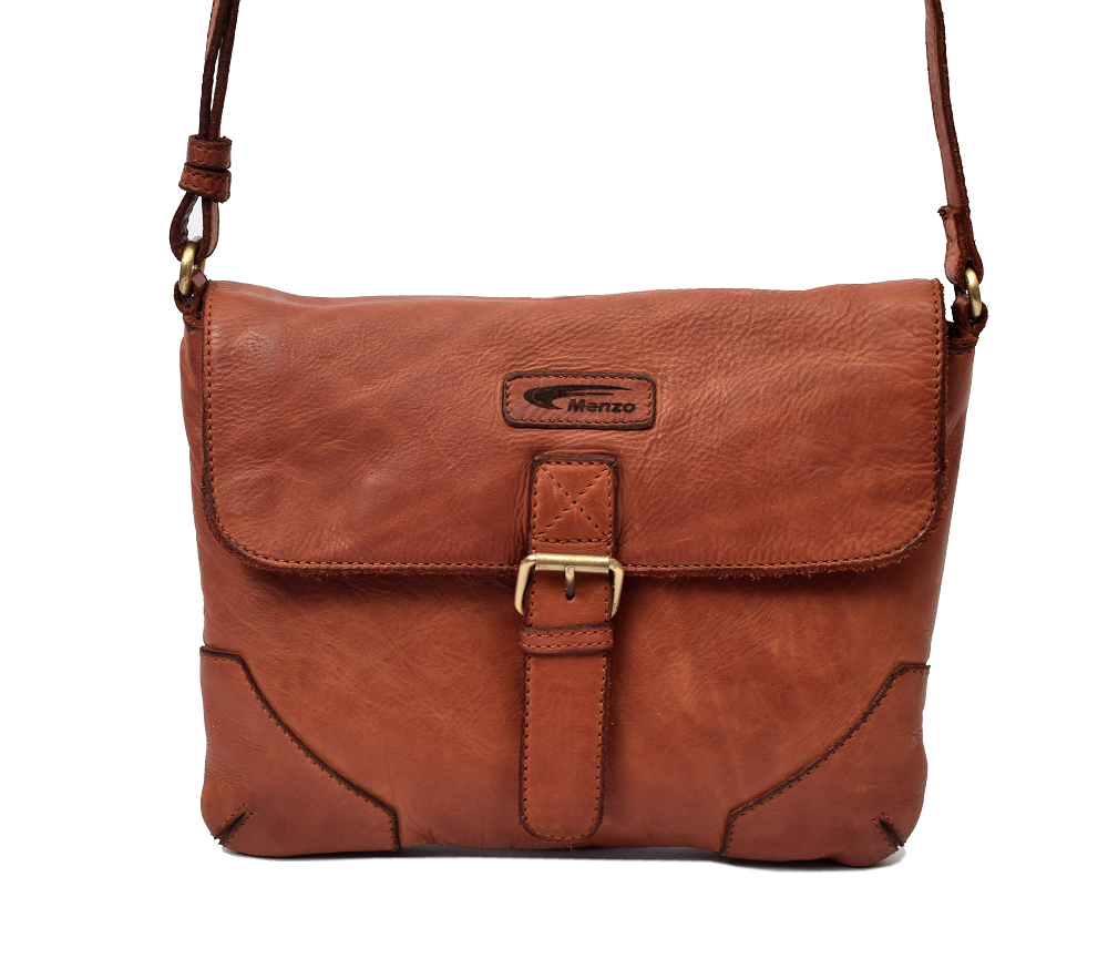 Ledertasche | Washed Braun