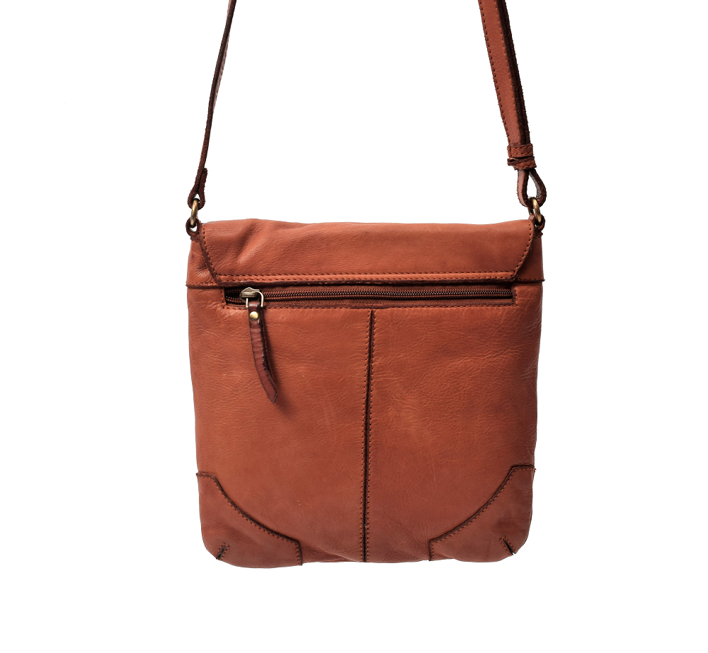 Ledertasche | Washed Braun