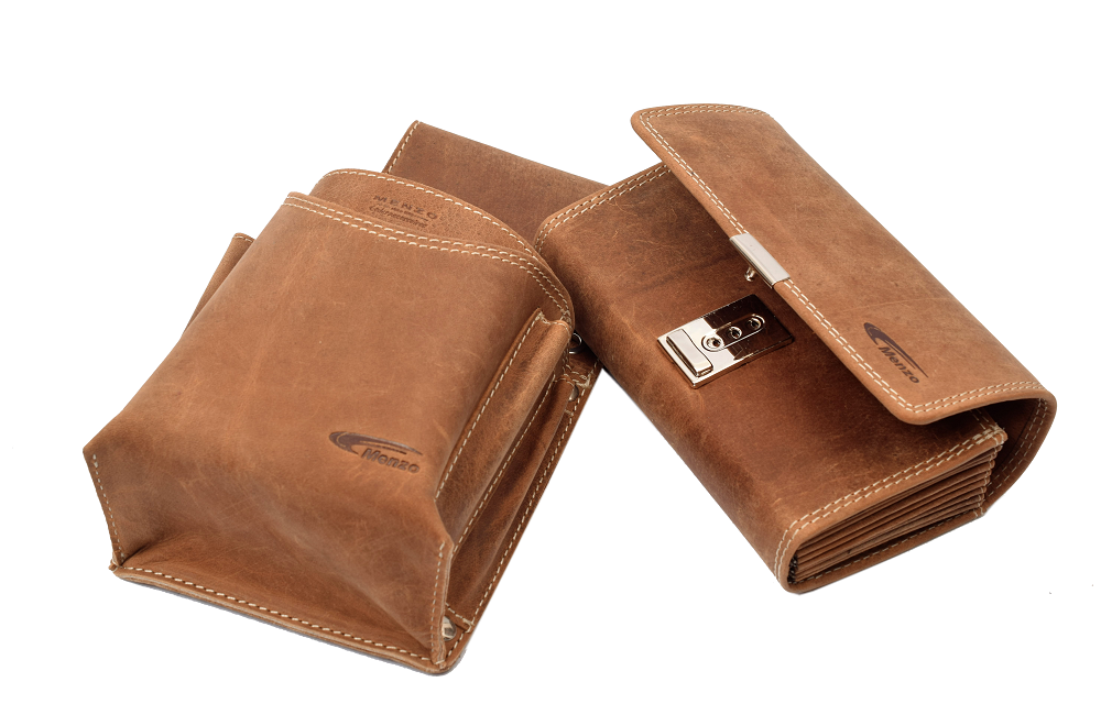 Menzo 937 Profikellnerset Büffelleder/Lock delta