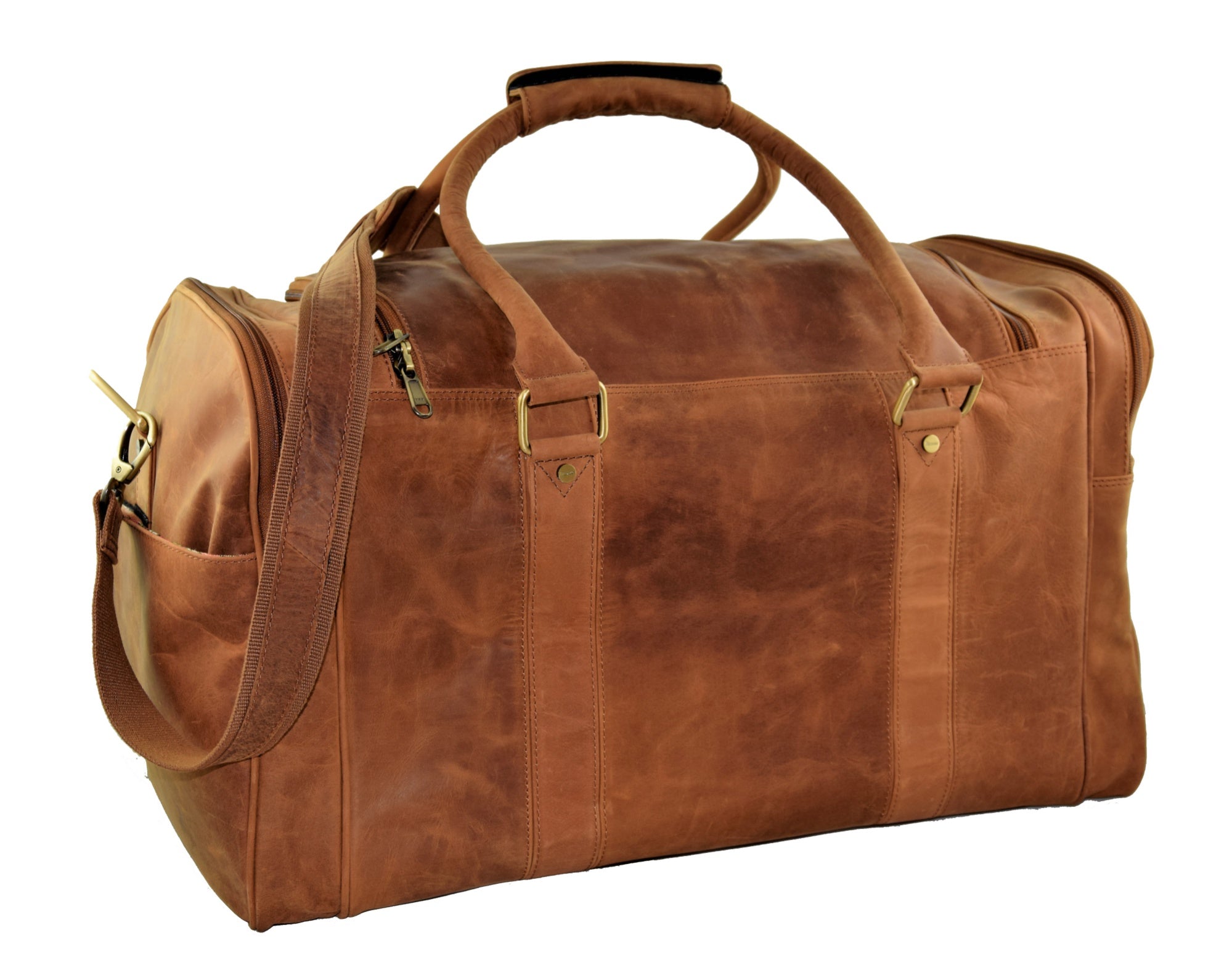 Menzo MB23 Reisetasche Büffelleder/delta