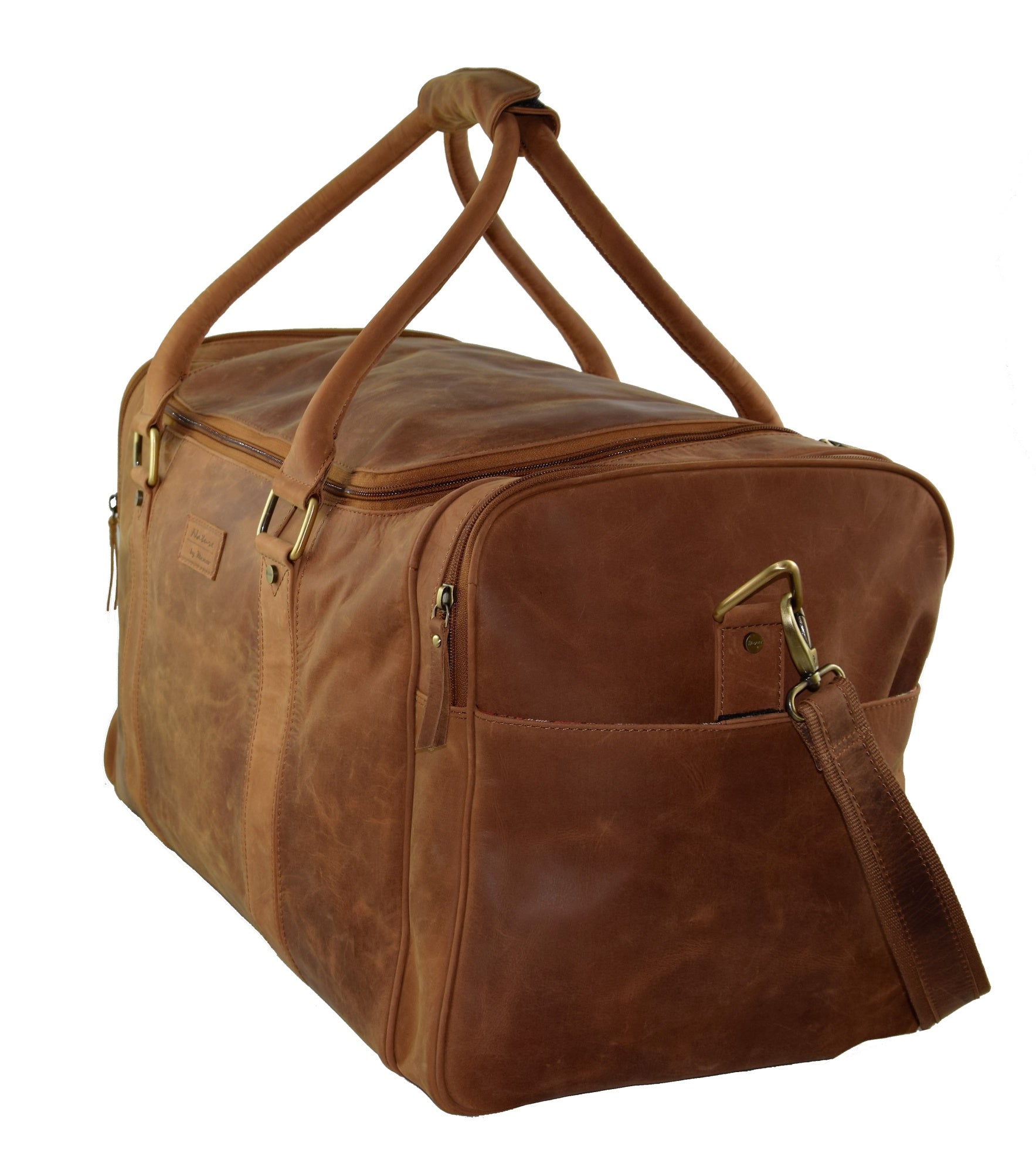 Menzo MB23 Reisetasche Büffelleder/delta