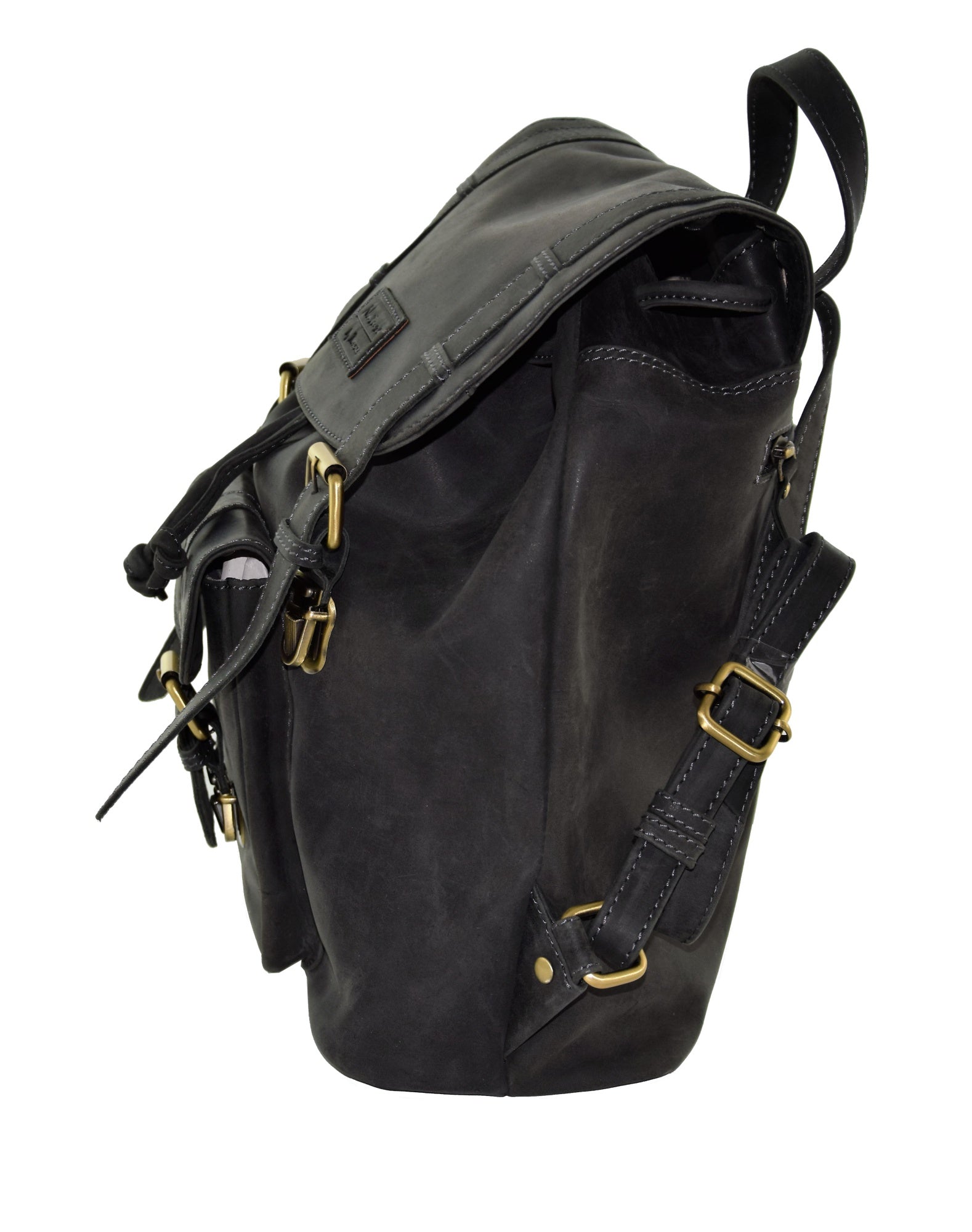 Menzo MB3 Rucksack Büffelleder/schwarz