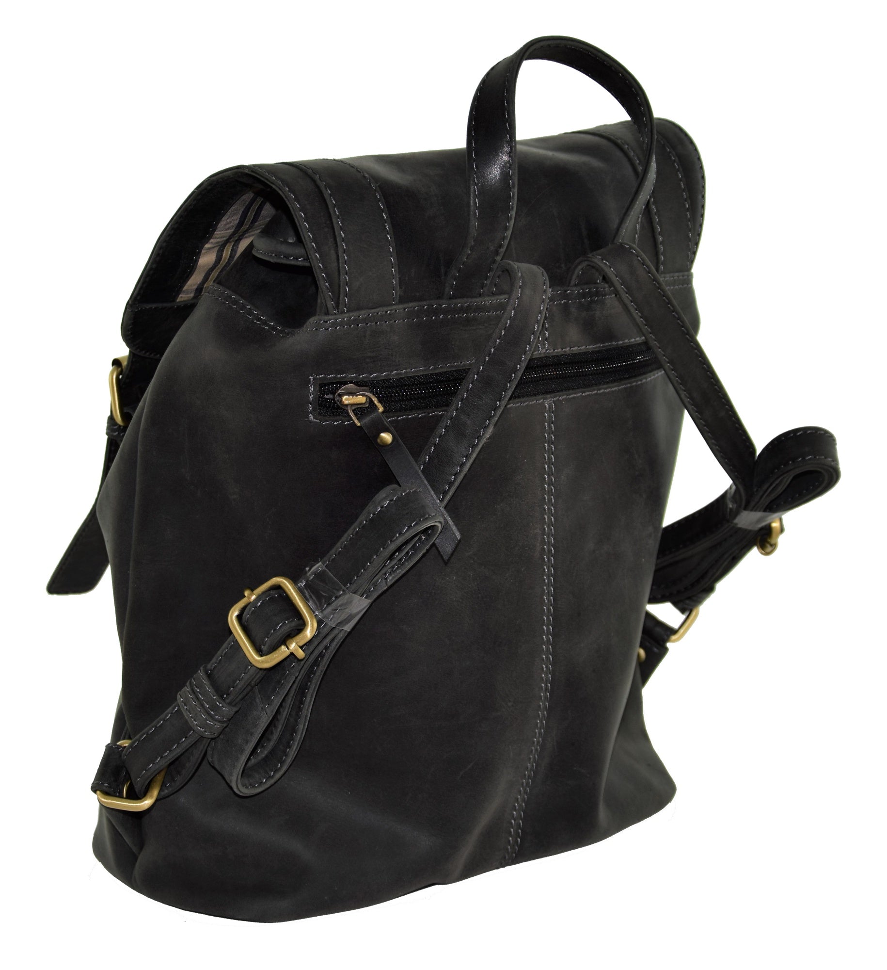 Menzo MB3 Rucksack Büffelleder/schwarz