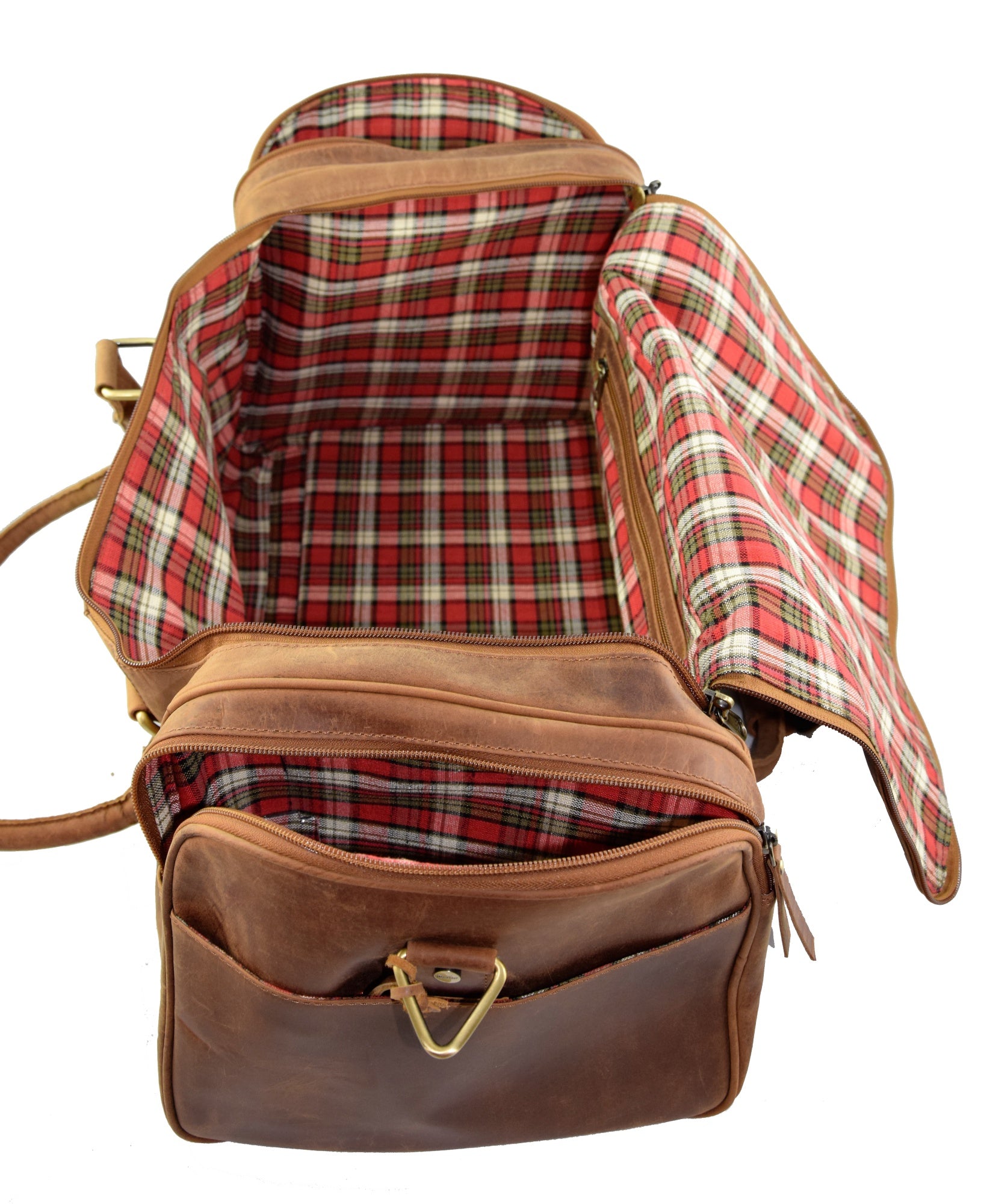 Menzo MB35 Reisetasche Büffelleder/deltabraun