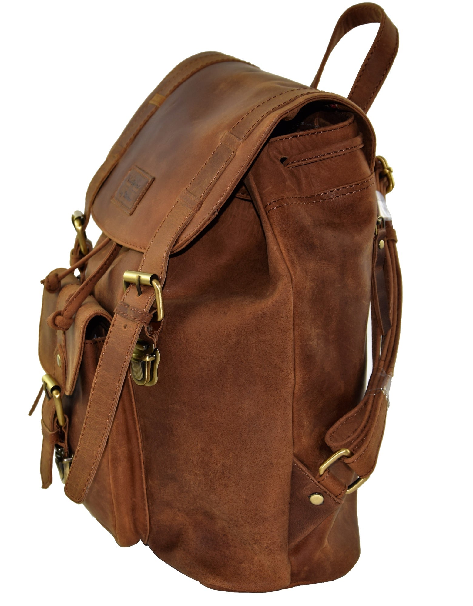 Menzo MB3 Rucksack Büffelleder/deltabraun