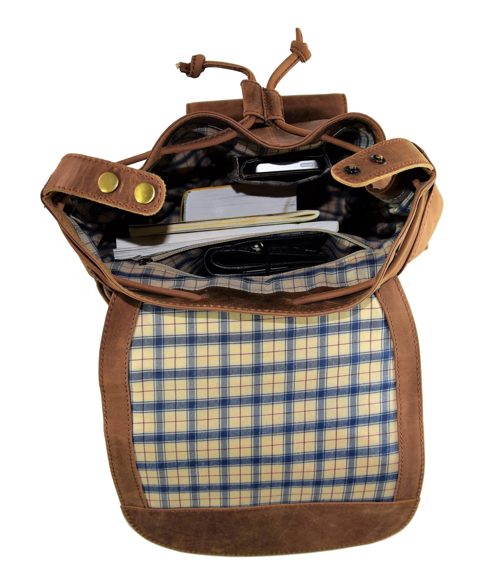 Menzo MB3 Rucksack Büffelleder/deltabraun