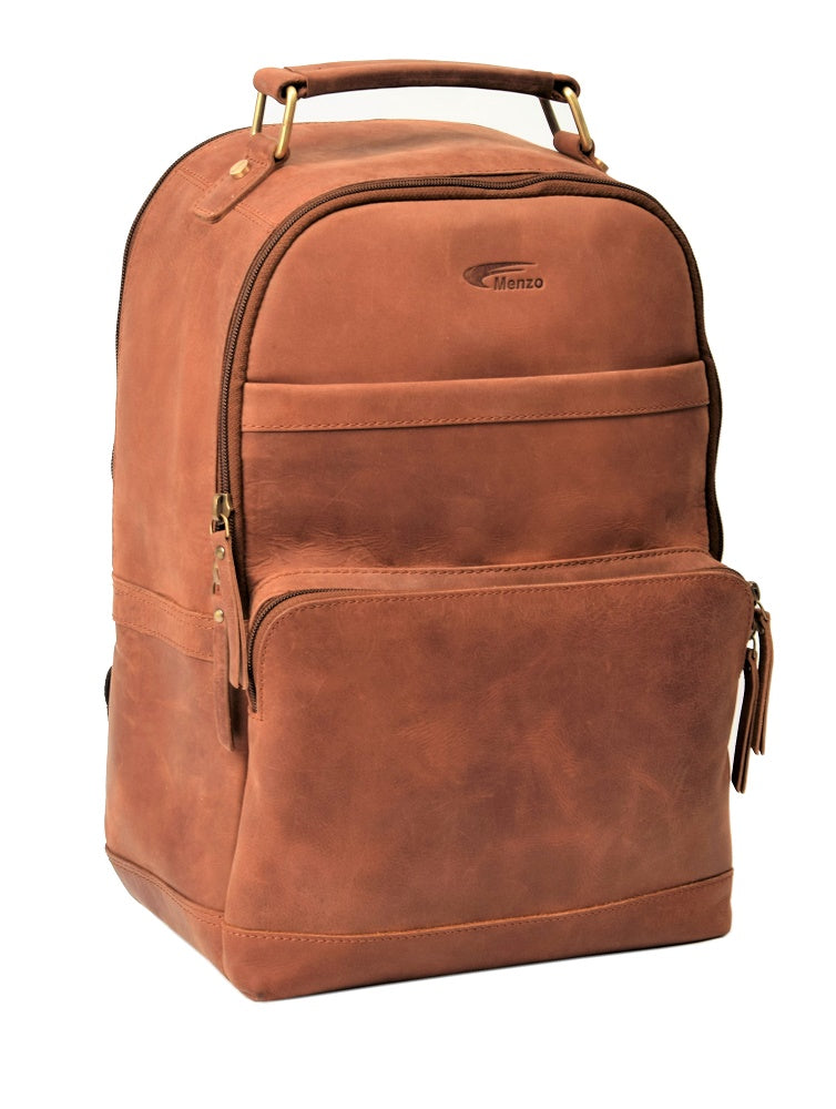 Menzo MB59 Rucksack Büffelleder/deltabraun