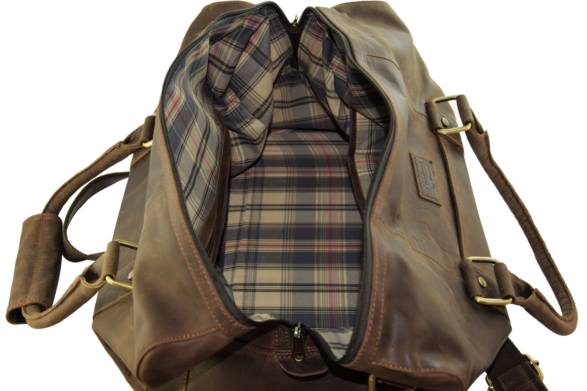 Menzo MB14 Reisetasche Büffelleder/marone