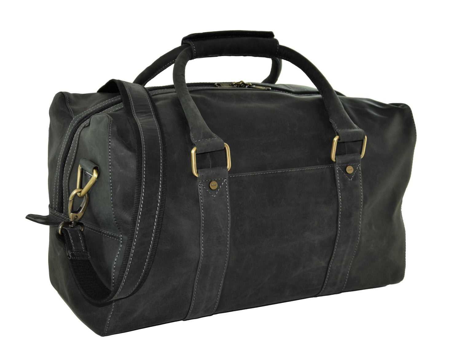 Menzo MB14 Reisetasche Büffelleder/schwarz