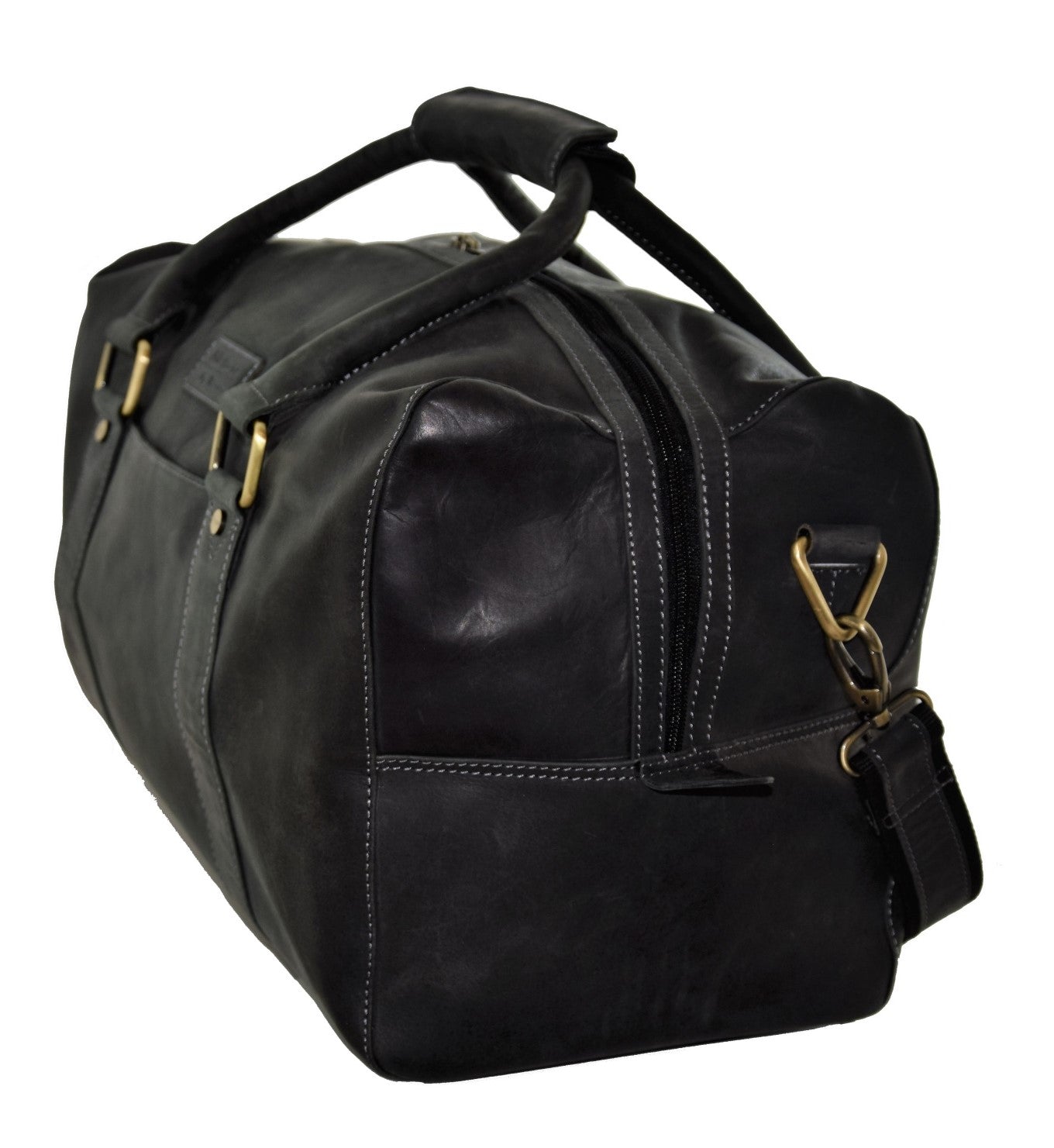 Menzo MB14 Reisetasche Büffelleder/schwarz