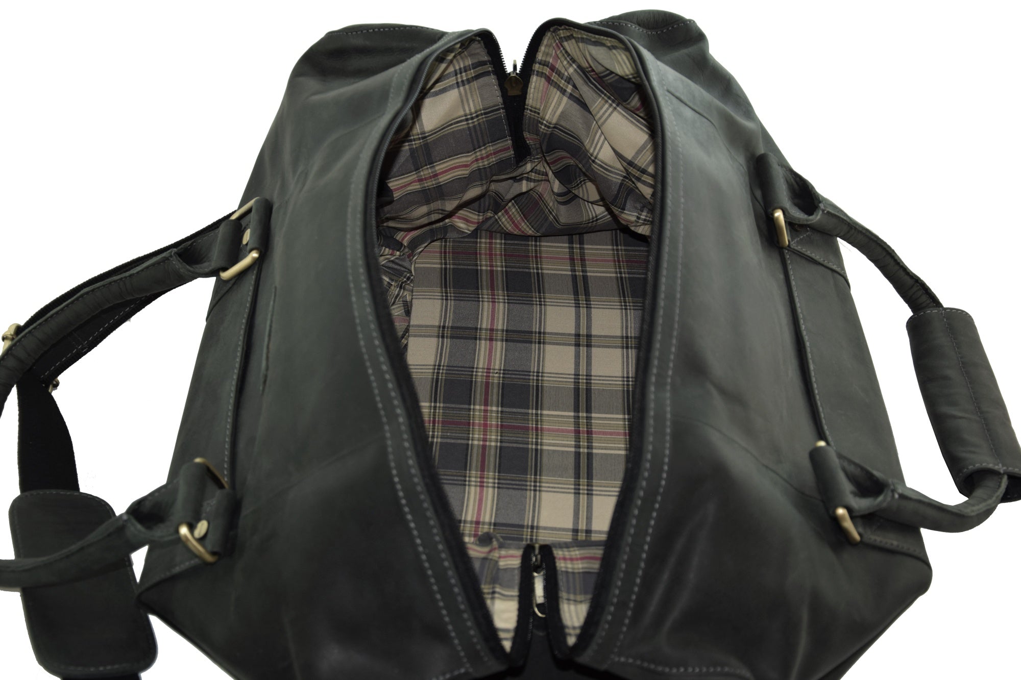 Menzo MB14 Reisetasche Büffelleder/schwarz