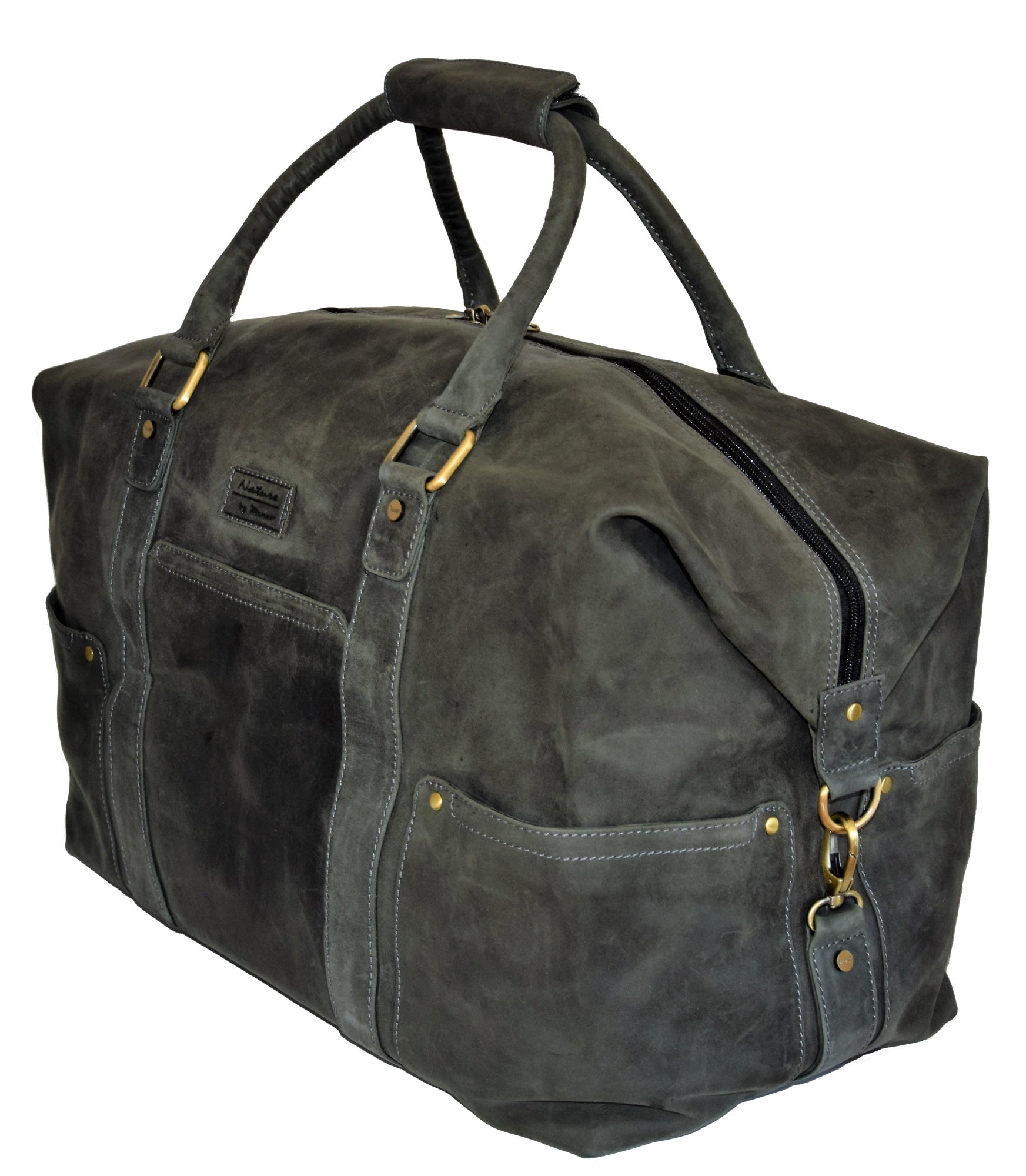 Menzo MB21 Reisetasche Büffelleder/schwarz