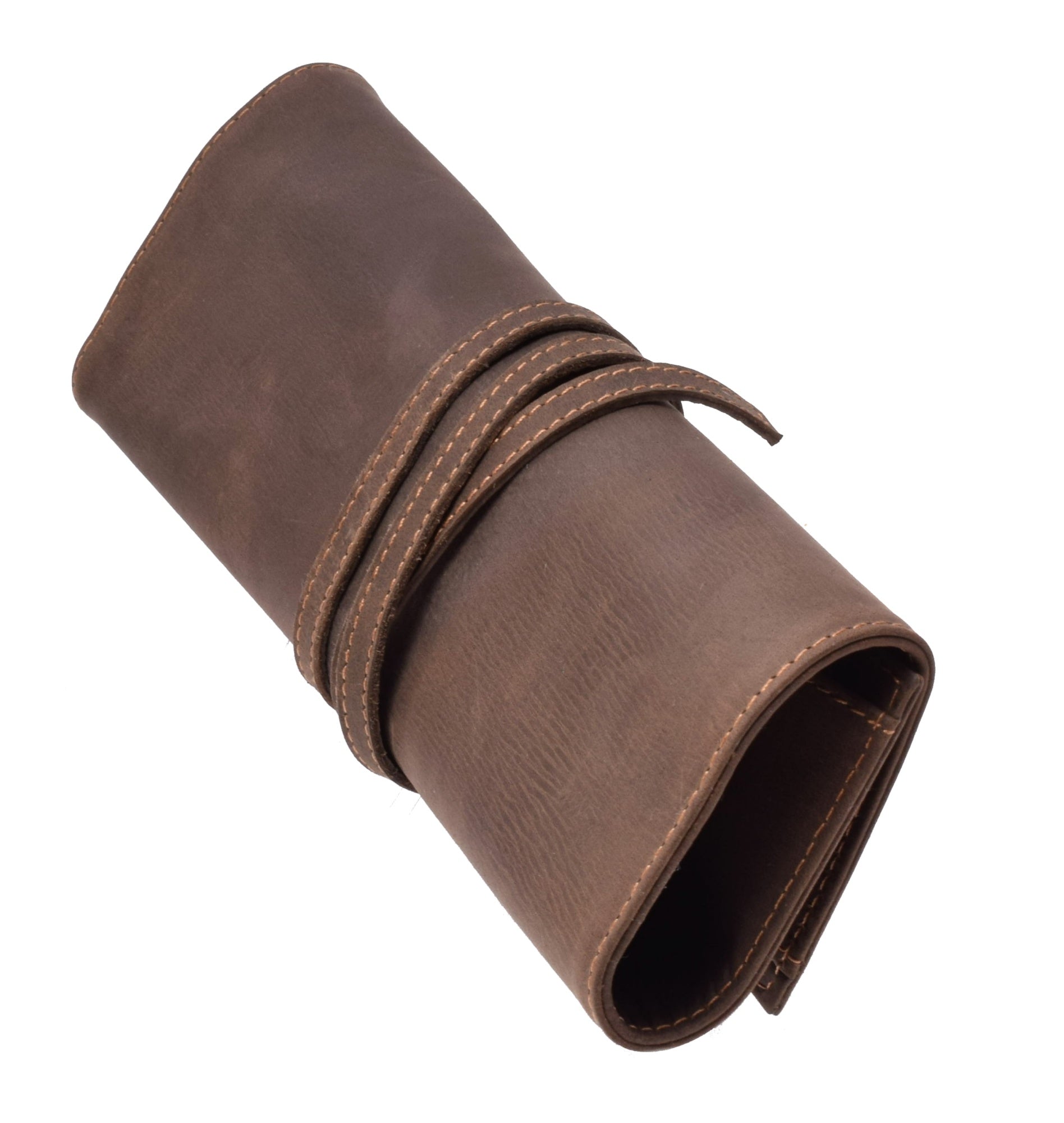 Menzo MB28 Stifte/Pinseletui Büffelleder/marone