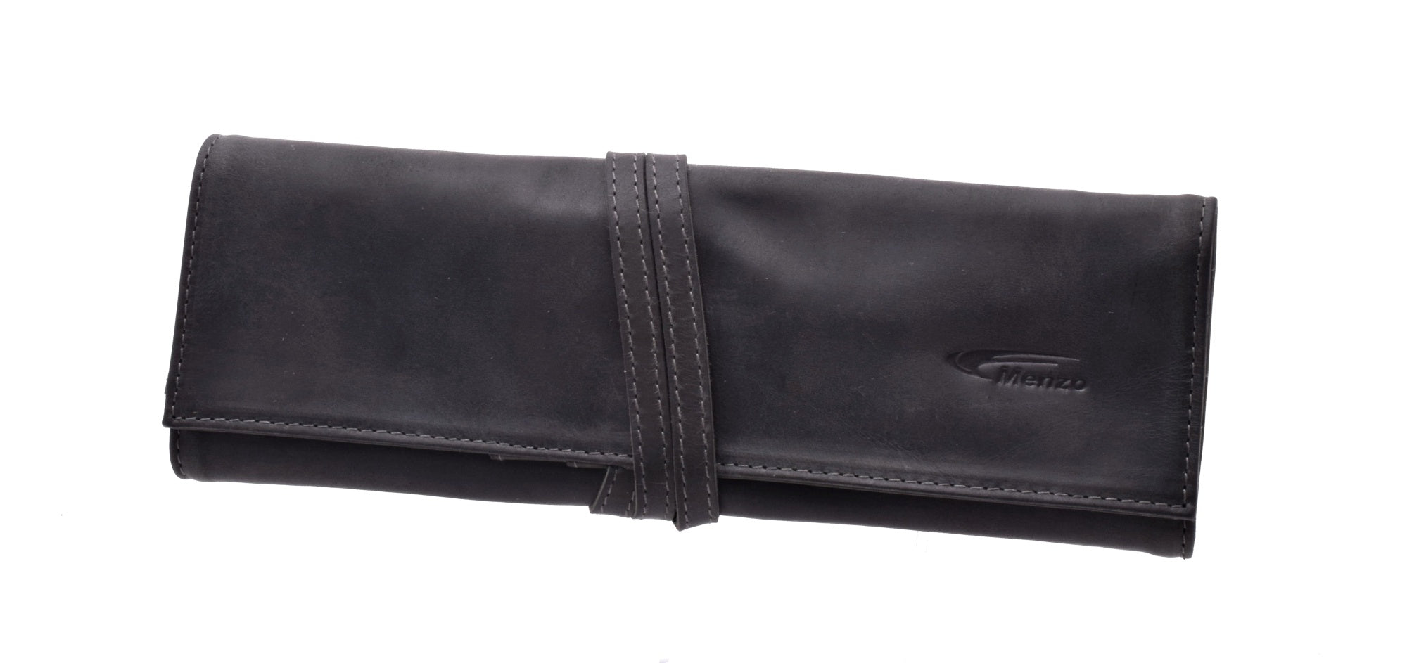 Menzo MB28 Stifte/Pinseletui Büffelleder/schwarz