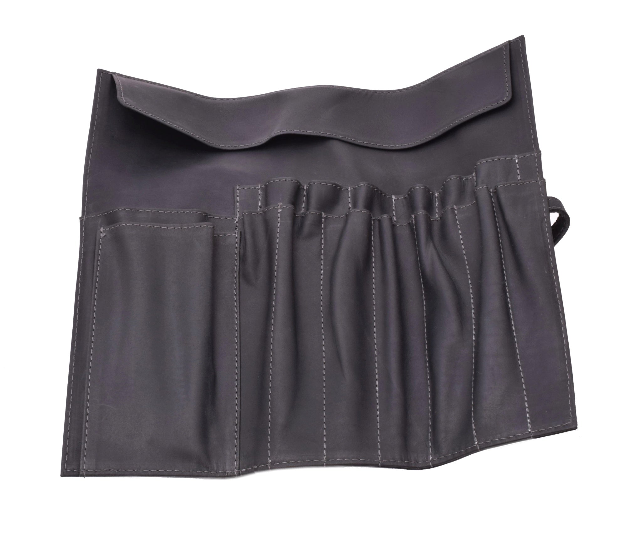 Menzo MB28 Stifte/Pinseletui Büffelleder/schwarz