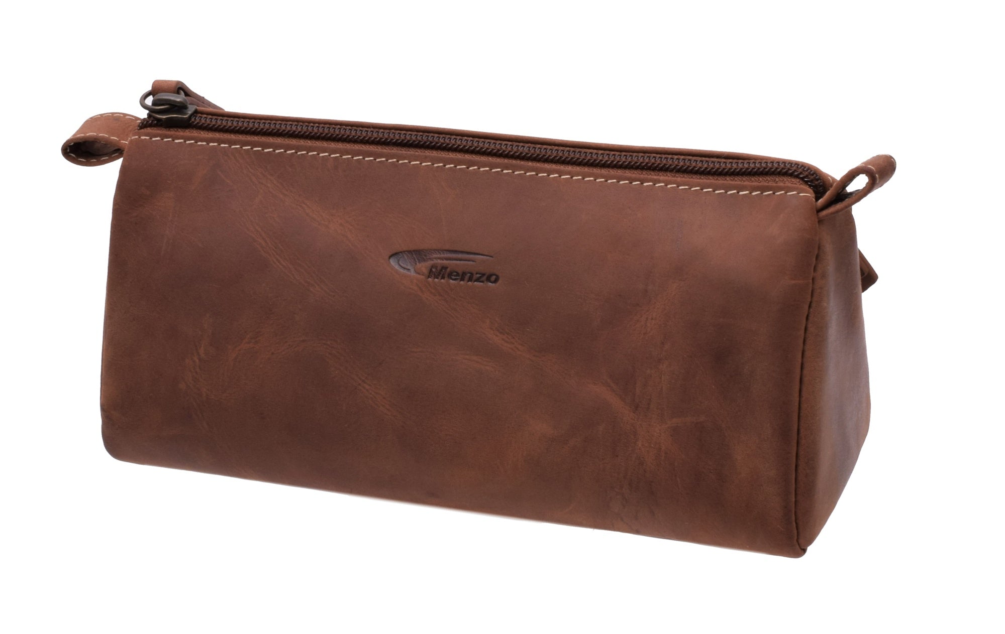 Menzo MB31 Stifteetui Büffelleder/deltabraun