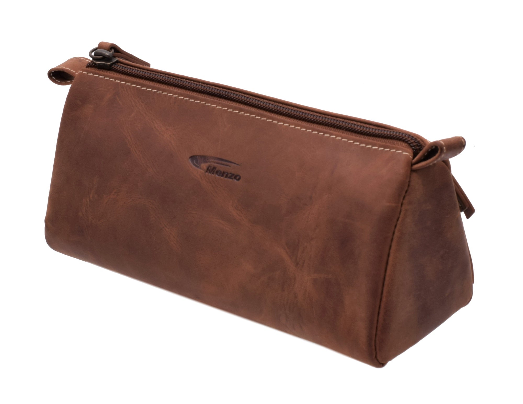 Menzo MB31 Stifteetui Büffelleder/deltabraun