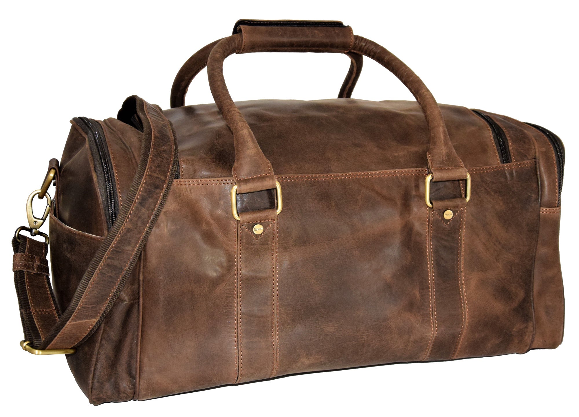 Menzo MB35 Reisetasche Büffelleder/marone